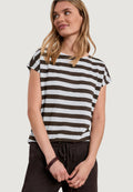 T-shirt Street One SOL_yds big shiny stripe