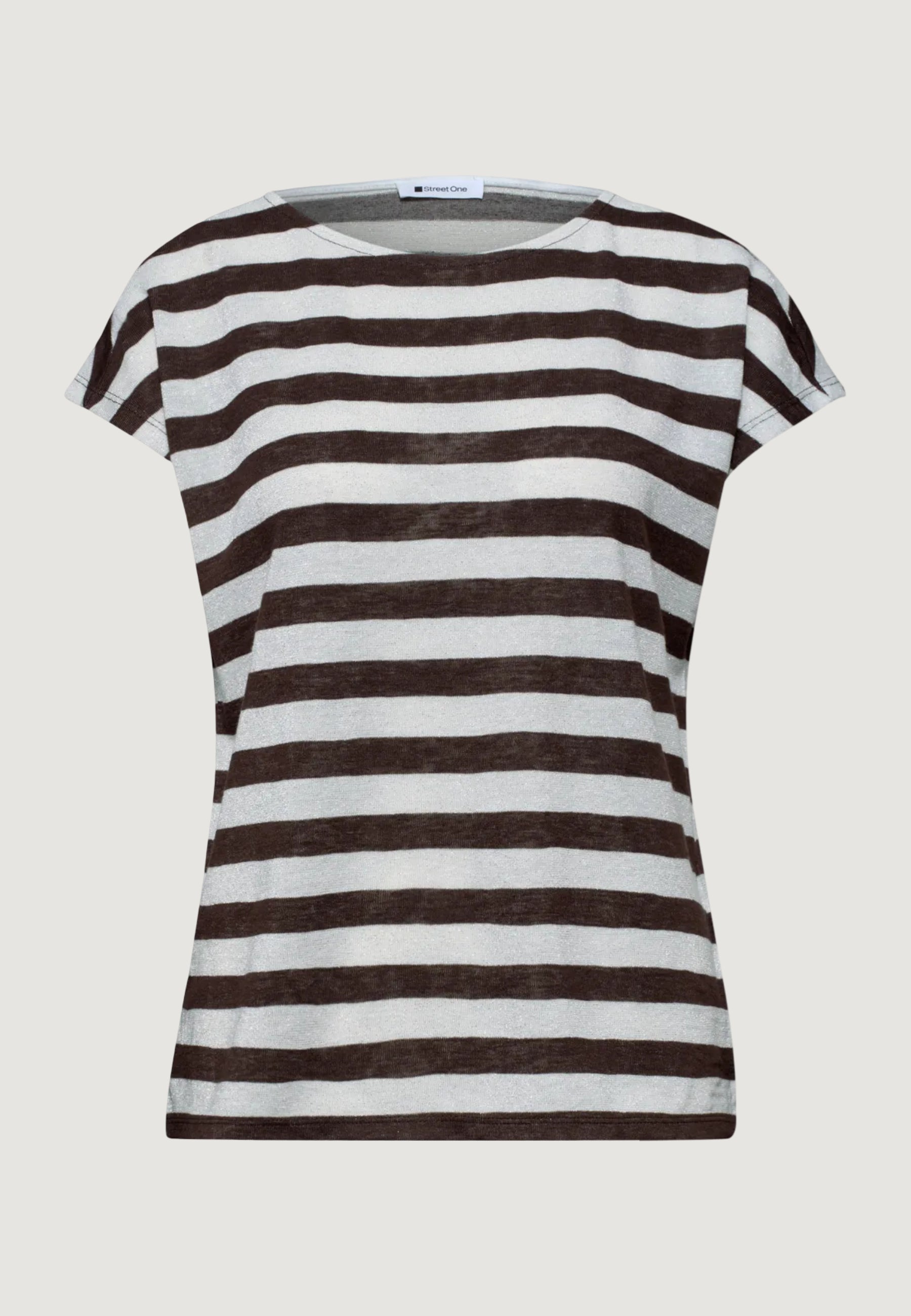 T-shirt Street One SOL_yds big shiny stripe
