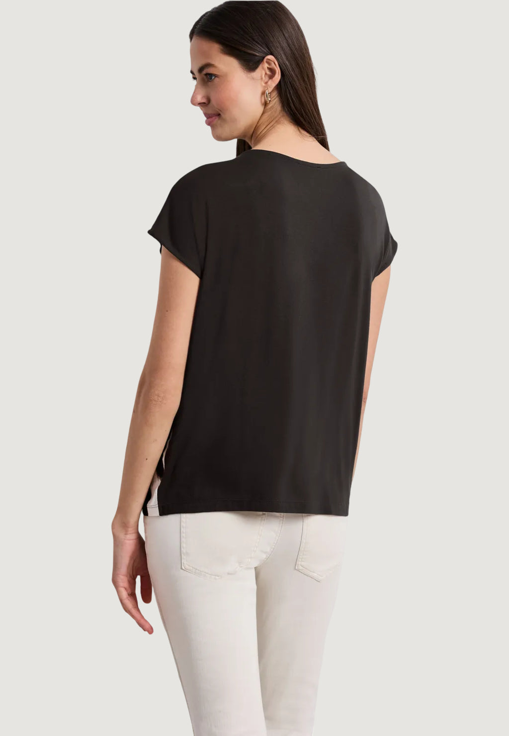 T-shirt Street One printed mat-mix shirt