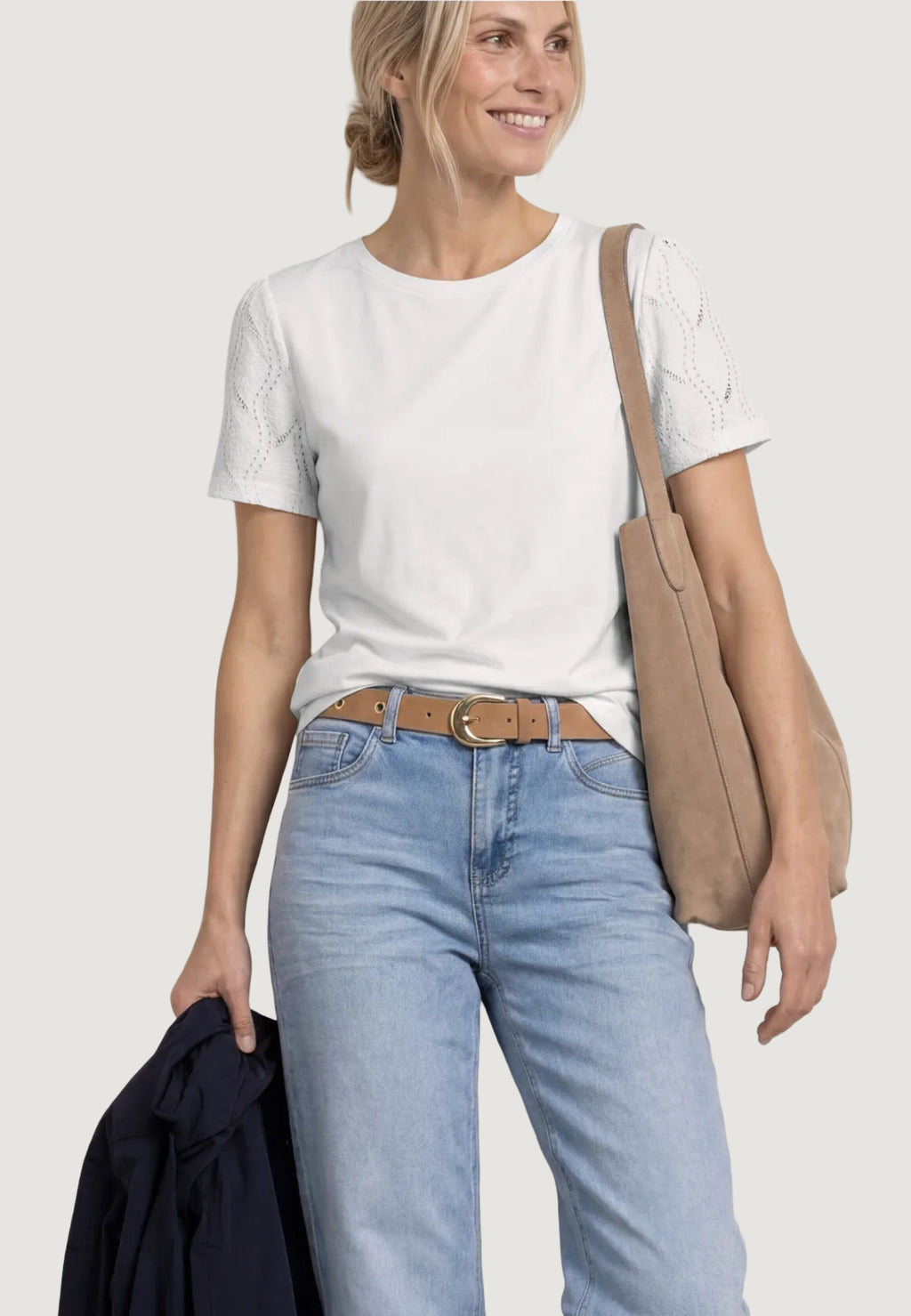 T-shirts Street One SOL_shirt w.puff lace sleeves