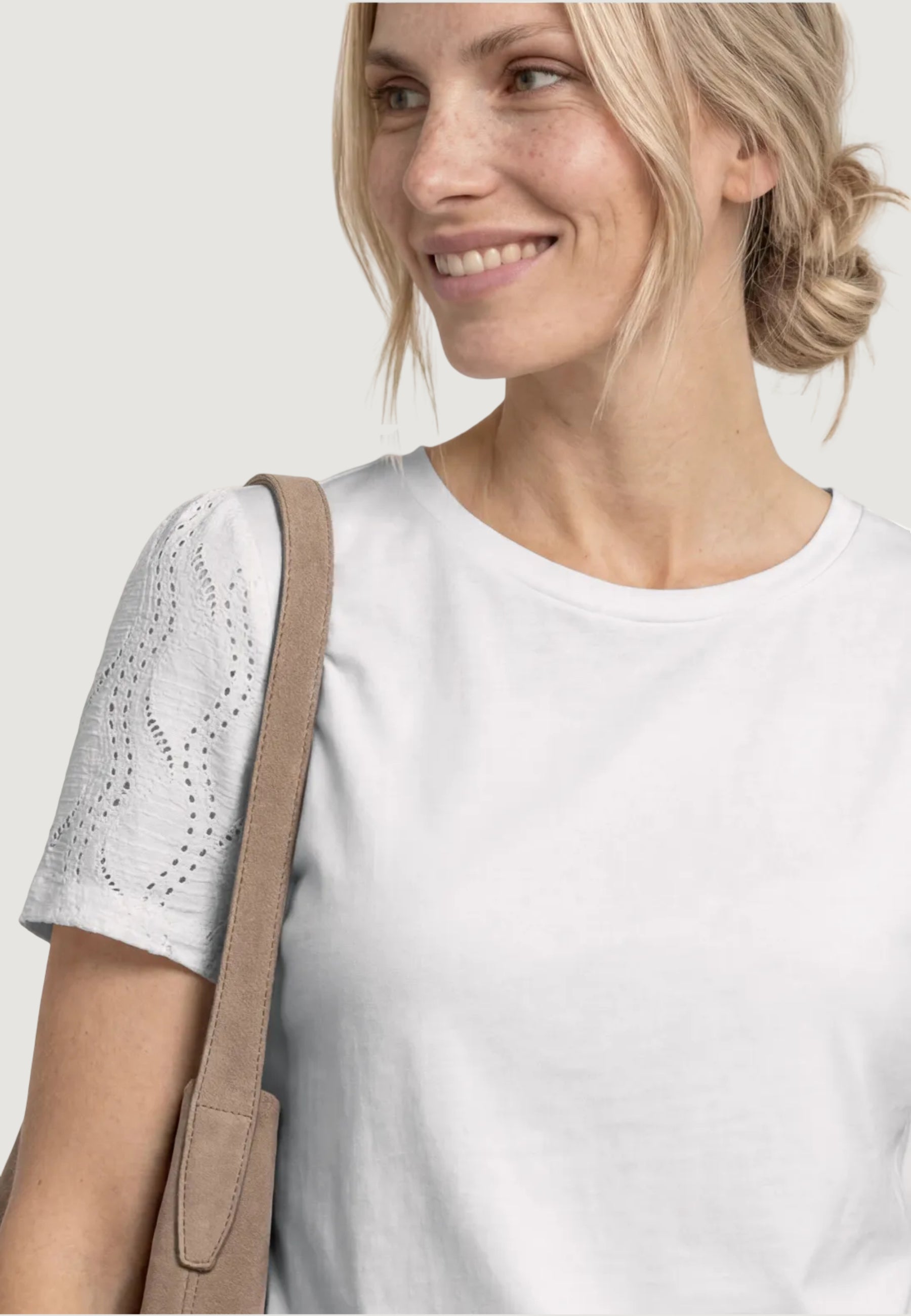 T-shirts Street One SOL_shirt w.puff lace sleeves