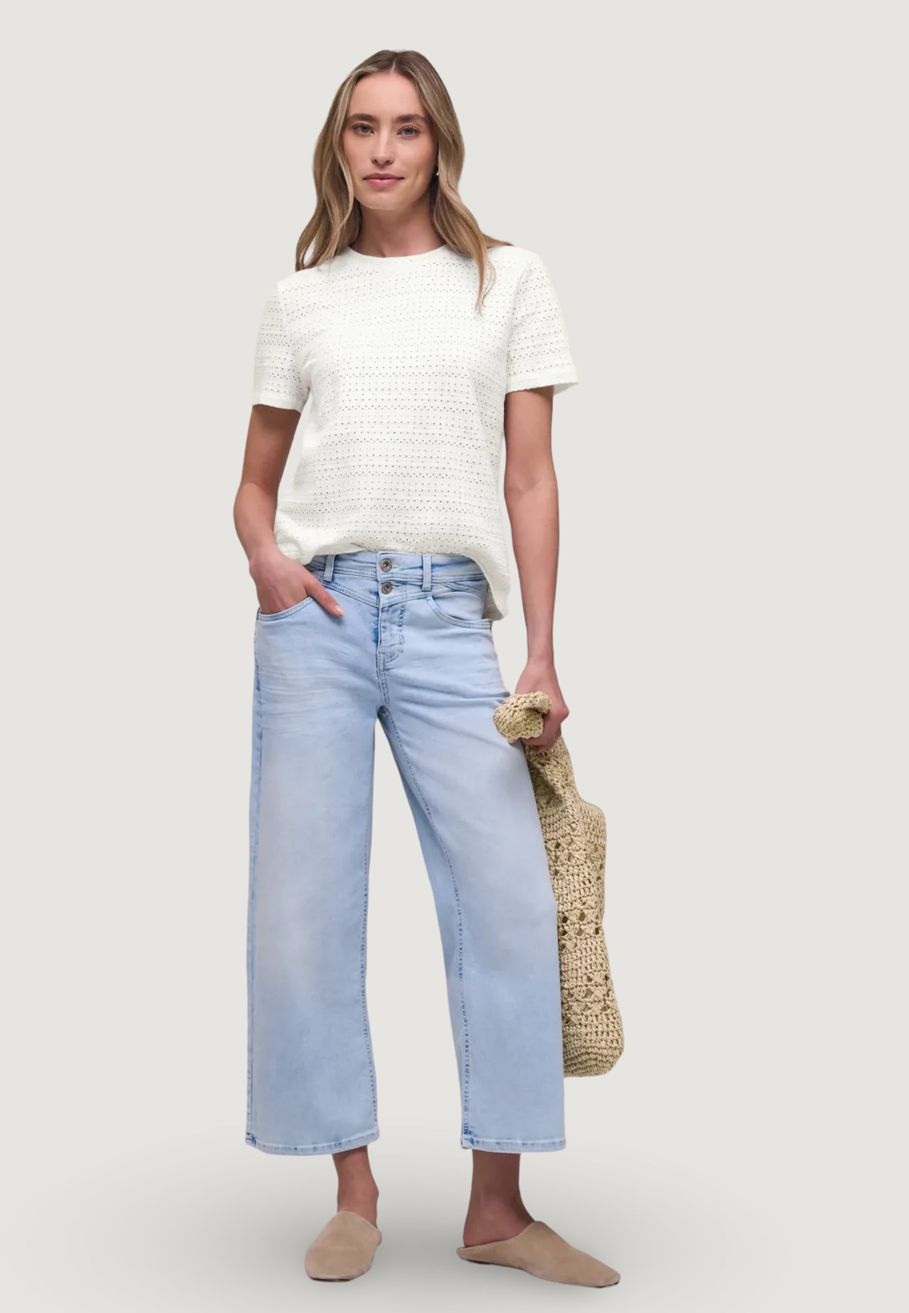 T-shirt Street One SOL_summer lace shirt