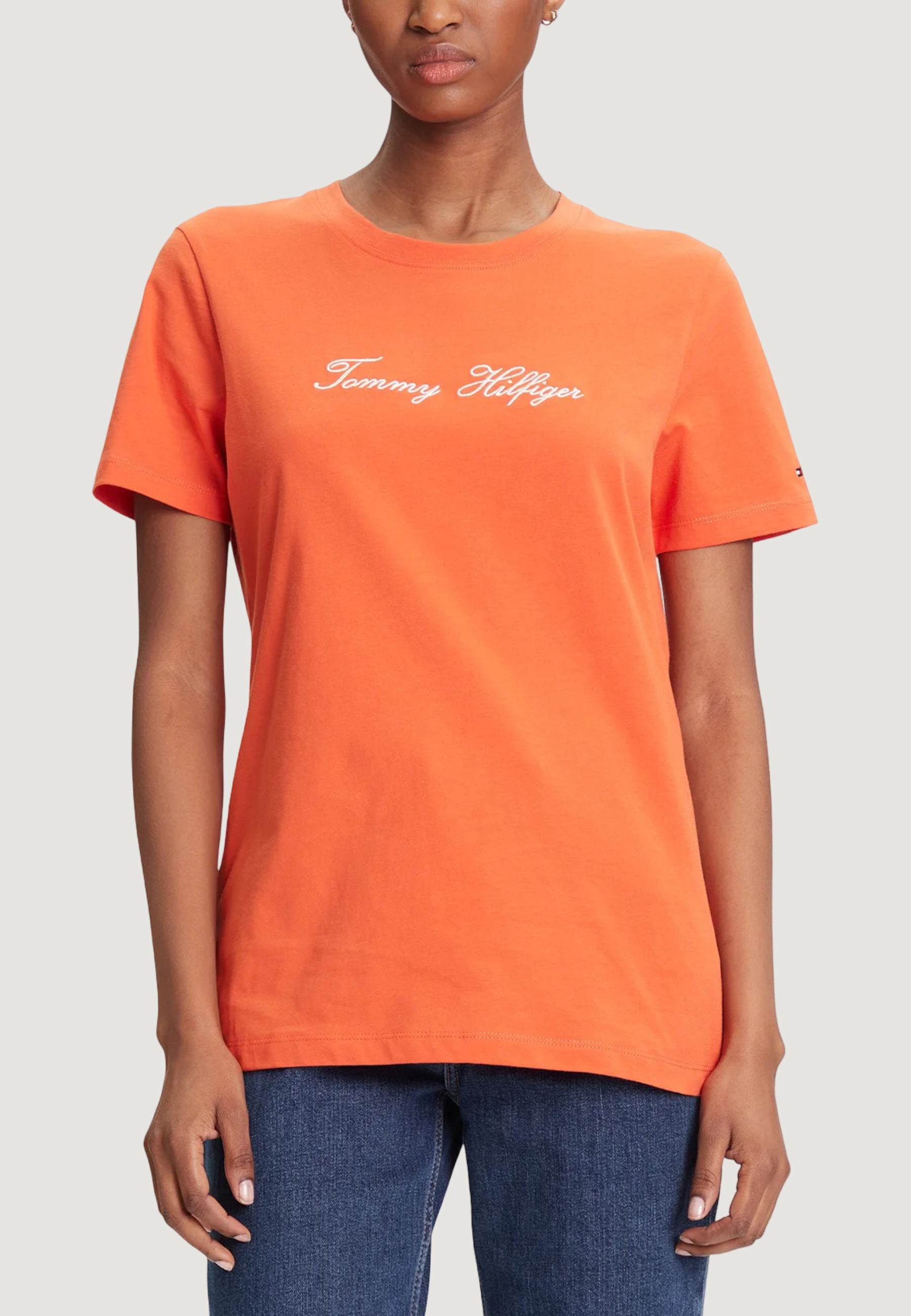 T-shirt Tommy Hilfiger SCRIPT REG C-NK SS T