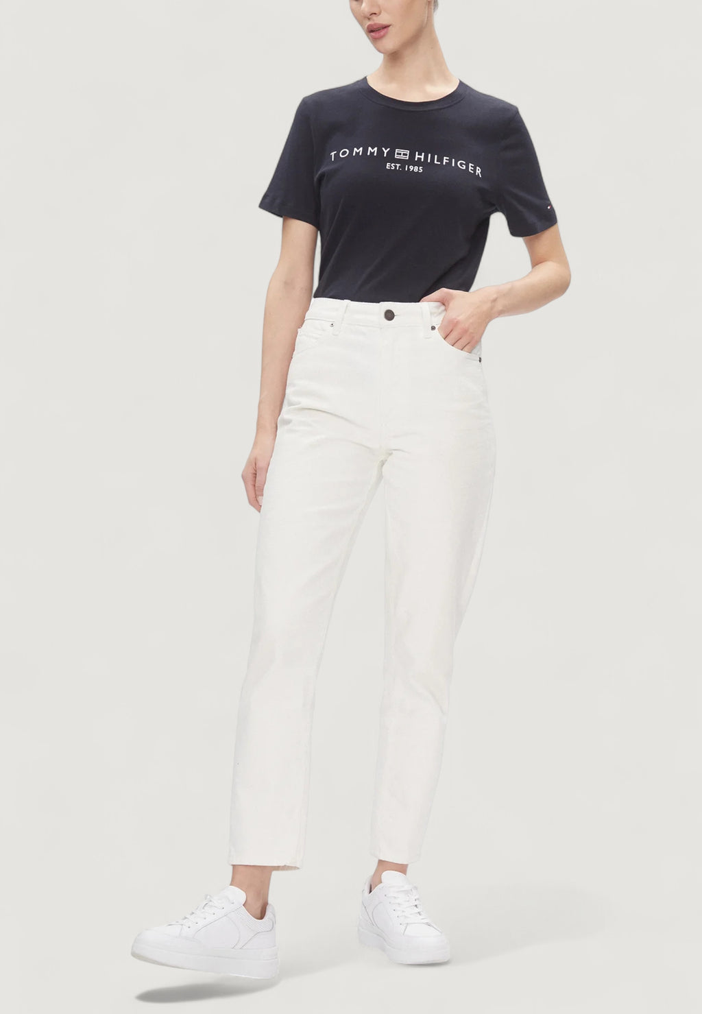 T-shirts Tommy Hilfiger REG CORP LOGO C-NK S