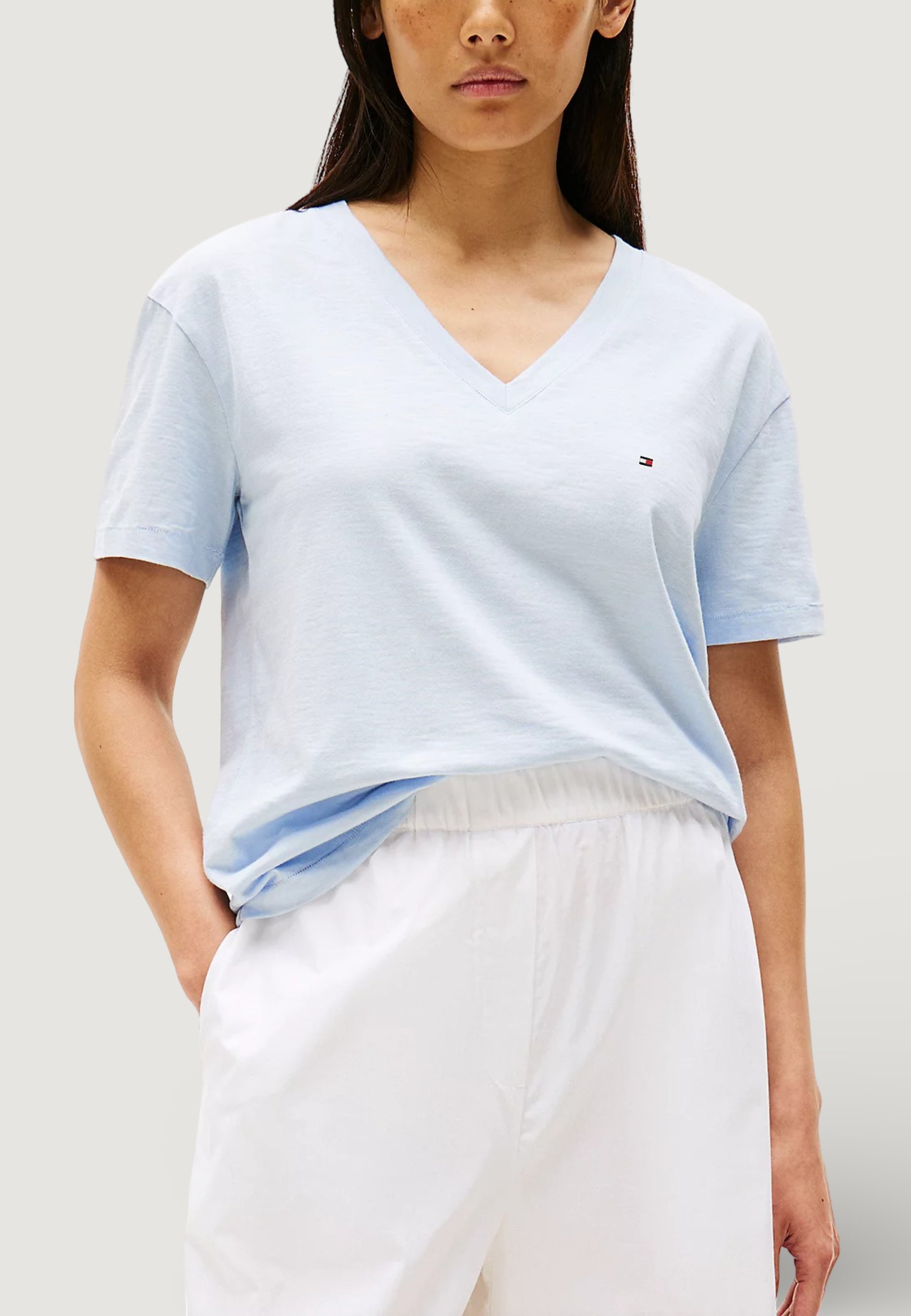 T-shirt Tommy Hilfiger SLUB MDRN V-NK SS T-