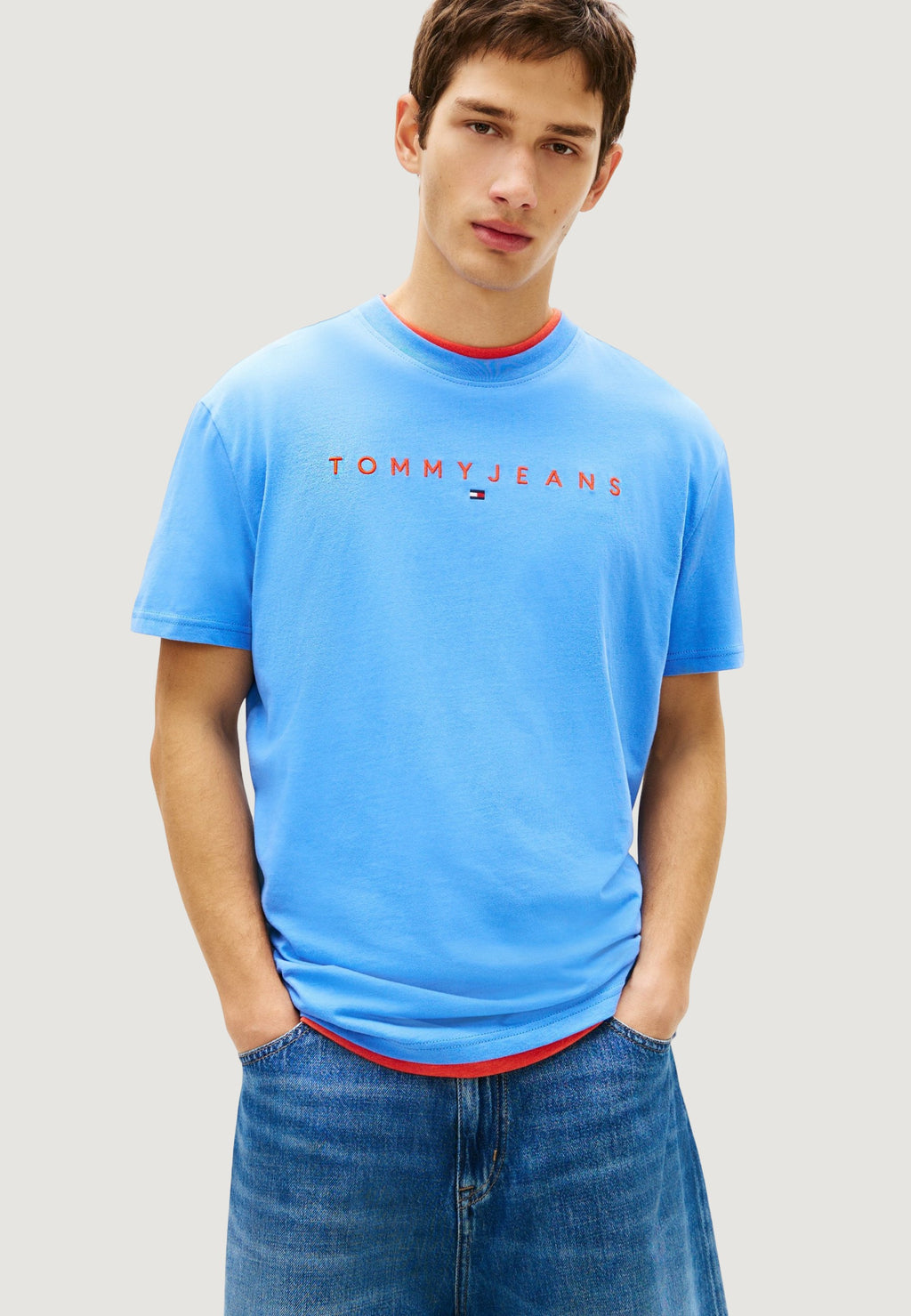 T-shirt Tommy Hilfiger Jeans TJM REG LINEAR LOGO
