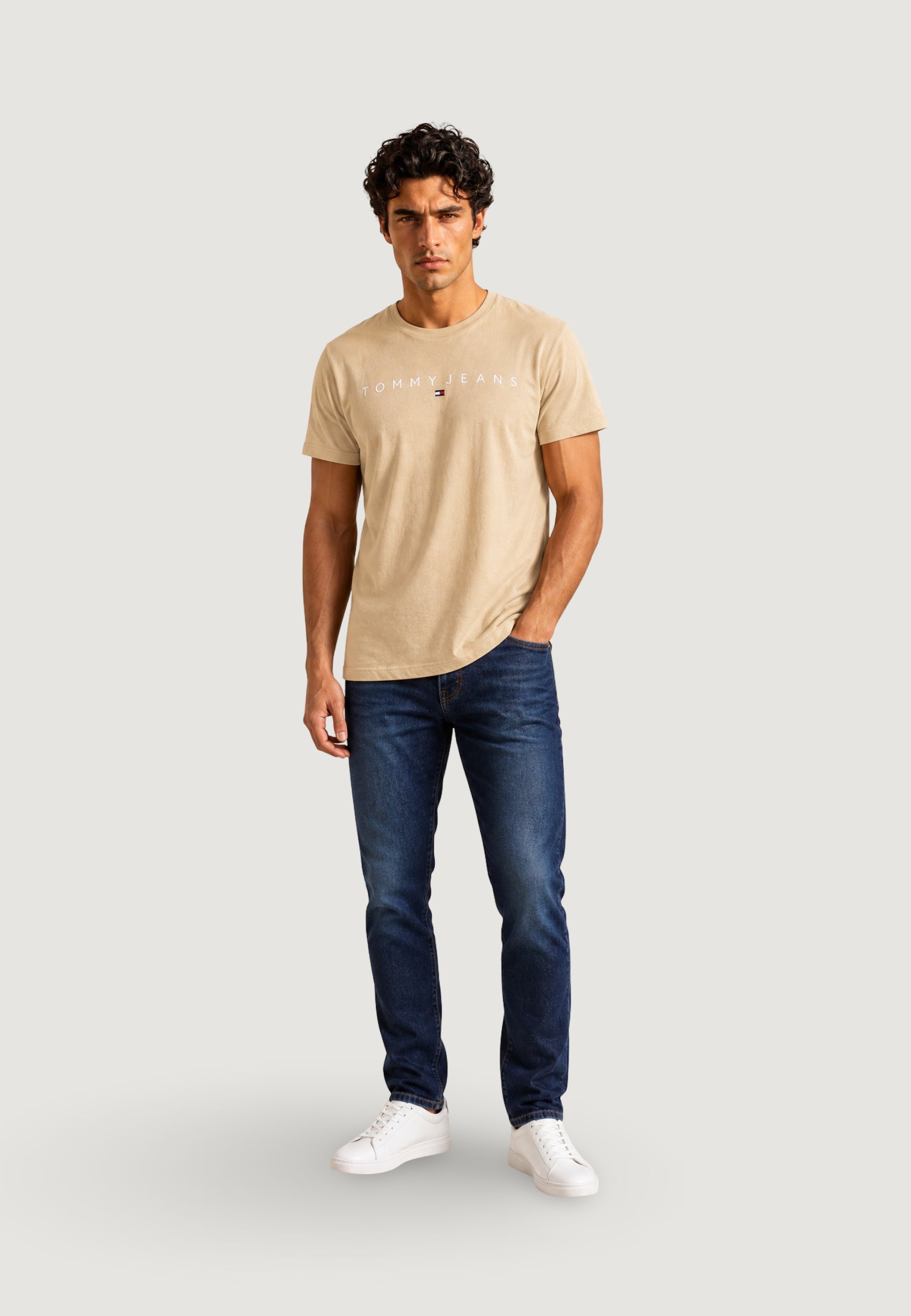 T-shirt Tommy Hilfiger Jeans TJM REG LINEAR LOGO