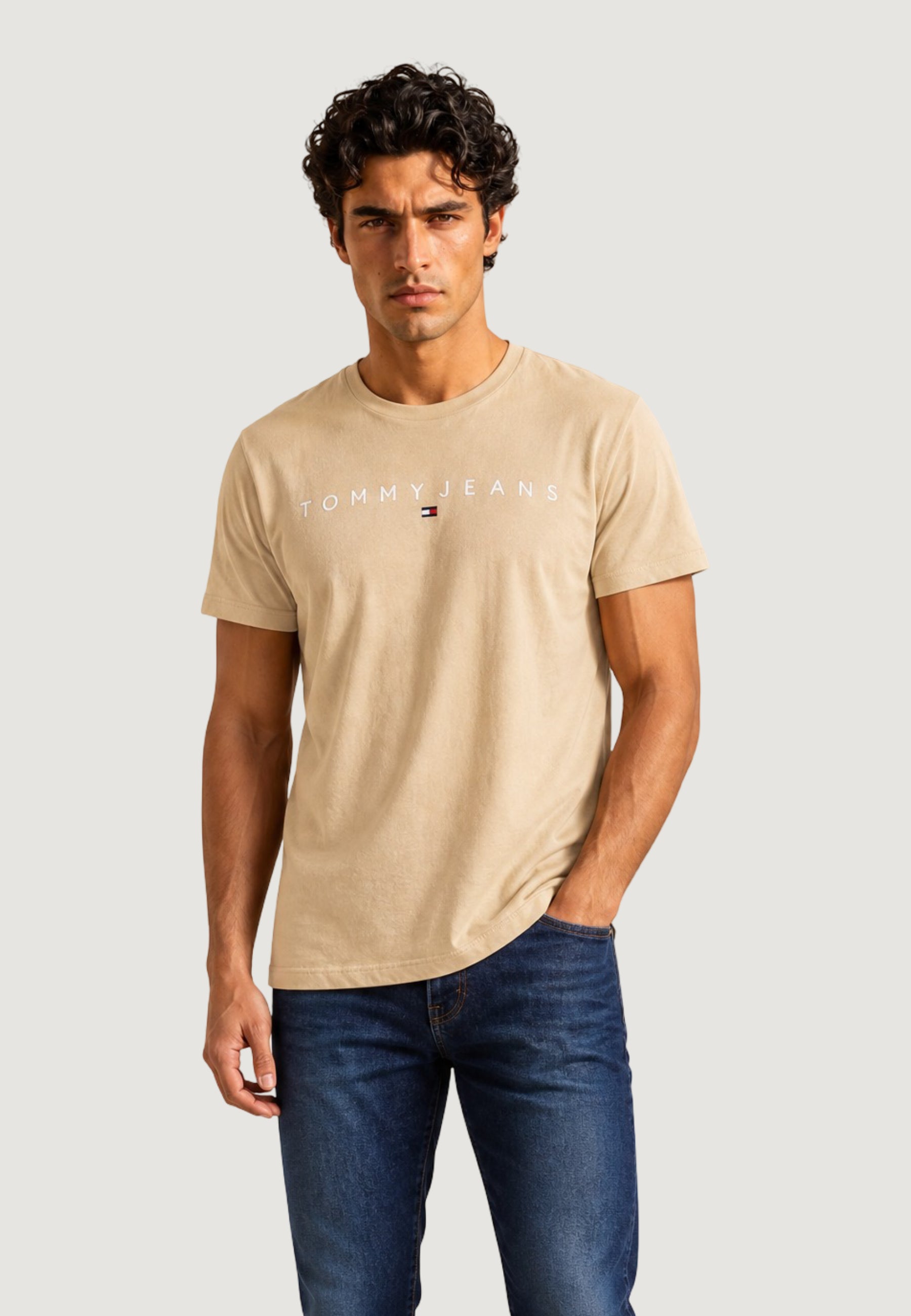 T-shirt Tommy Hilfiger Jeans TJM REG LINEAR LOGO