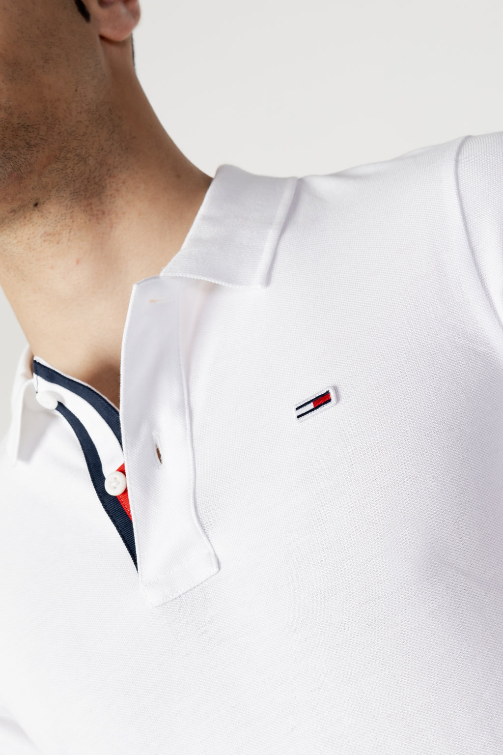 Polo manica corta Tommy Hilfiger Jeans TJM SLIM PLACKET POLO