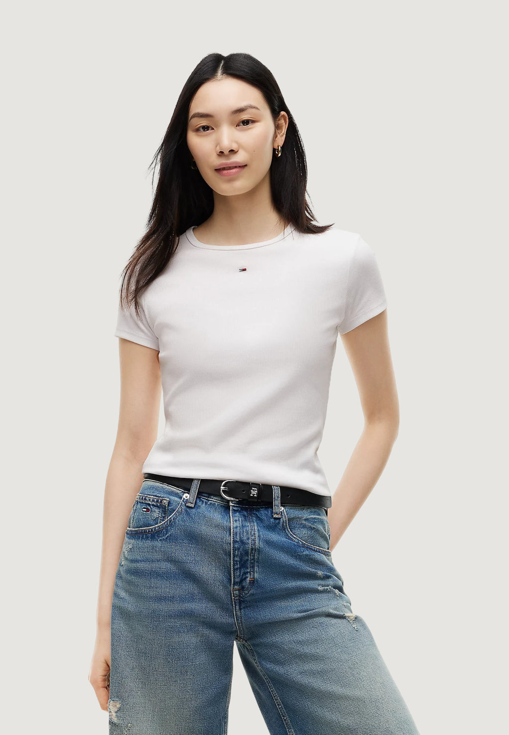 T-shirts Tommy Hilfiger Jeans TJW SLIM ESSENTIAL RIB