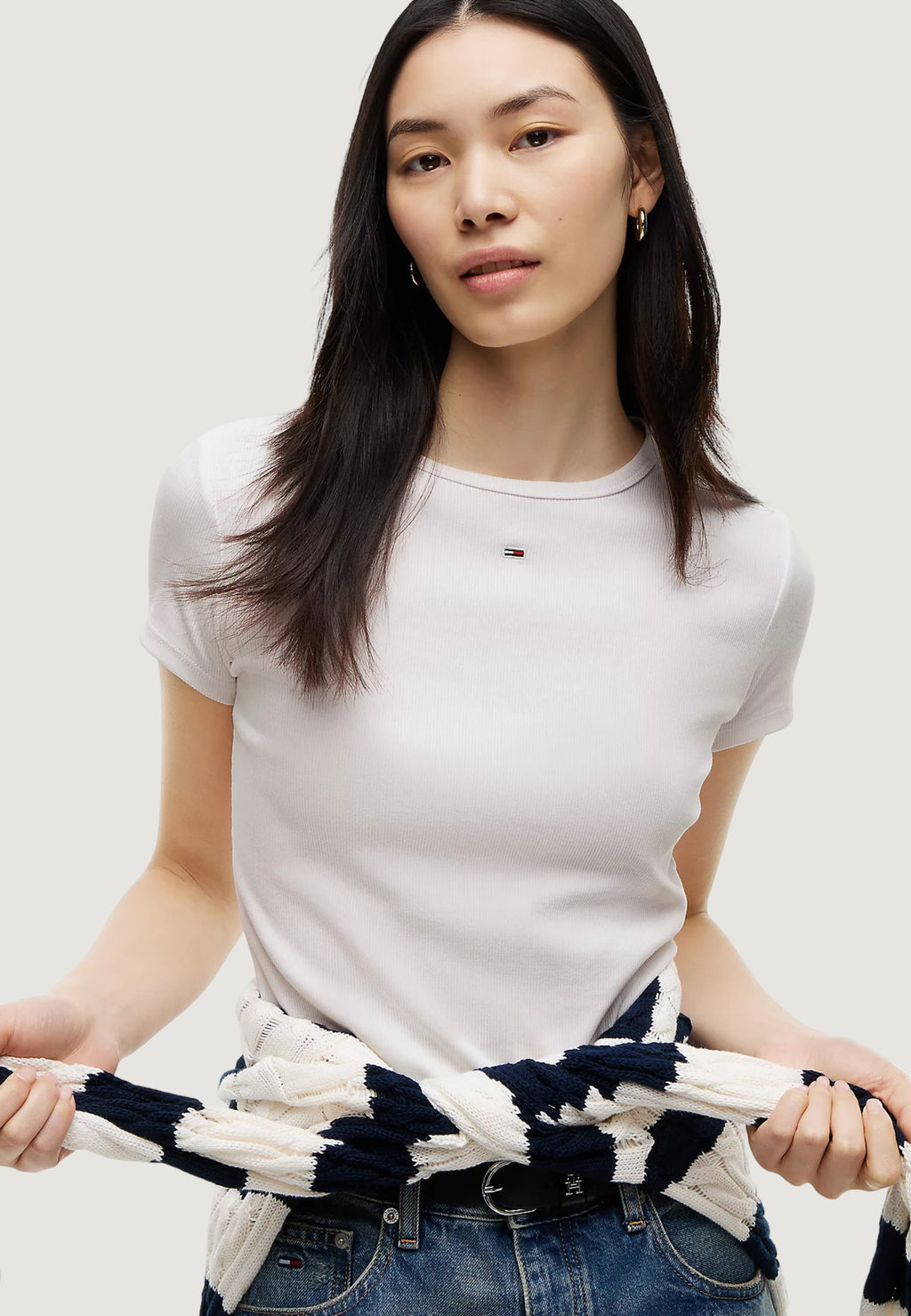 T-shirts Tommy Hilfiger Jeans TJW SLIM ESSENTIAL RIB