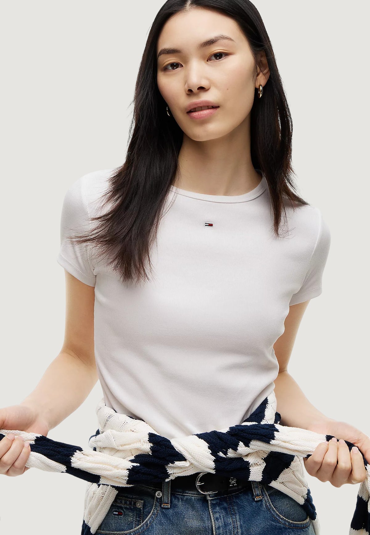 T-shirts Tommy Hilfiger Jeans TJW SLIM ESSENTIAL RIB