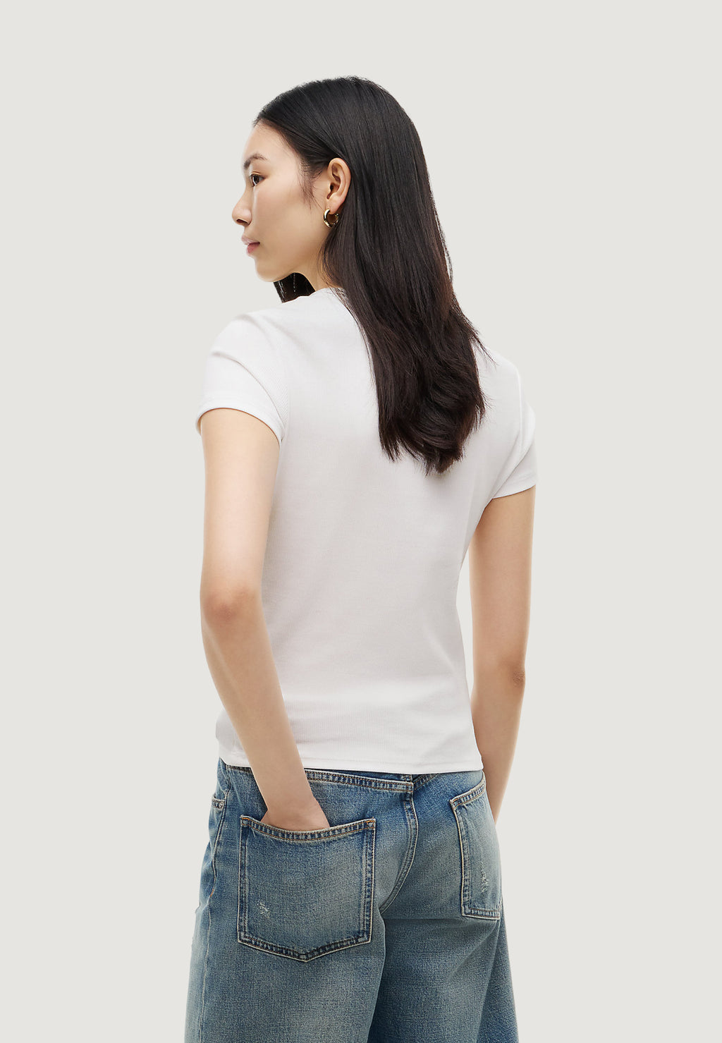 T-shirts Tommy Hilfiger Jeans TJW SLIM ESSENTIAL RIB