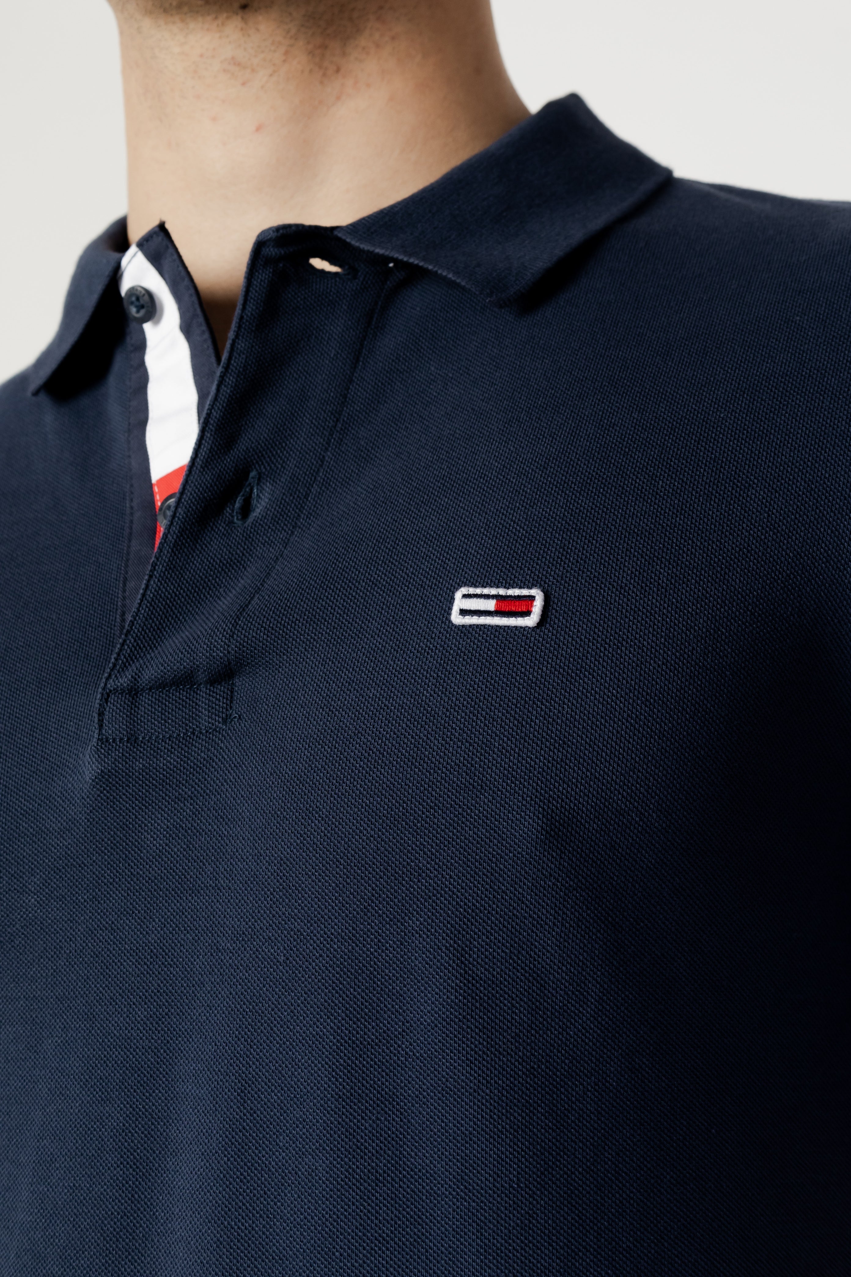Polo manica corta Tommy Hilfiger Jeans TJM SLIM PLACKET POLO