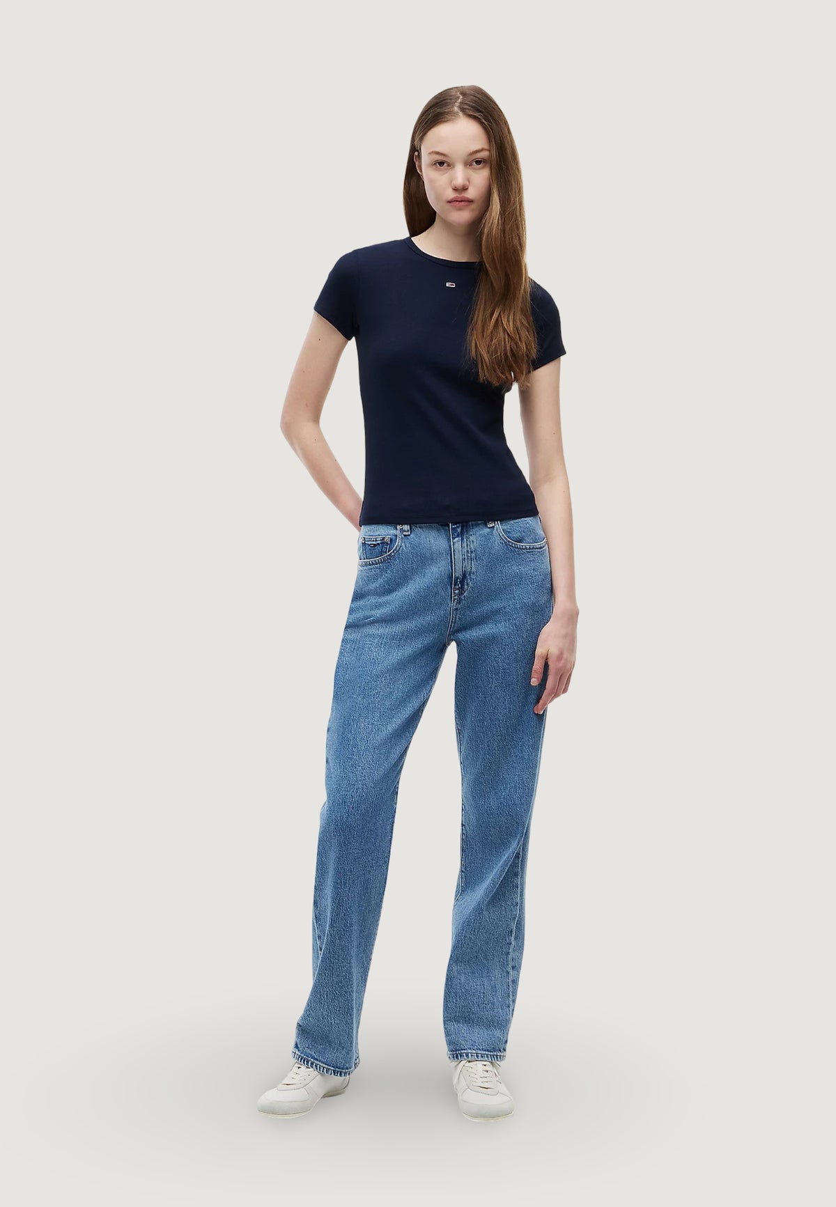 T-shirts Tommy Hilfiger Jeans TJW SLIM ESSENTIAL RIB