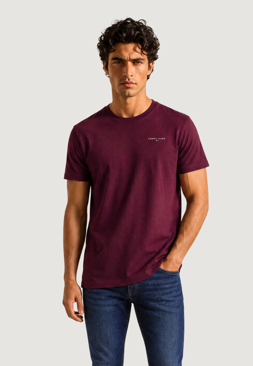 T-shirt Tommy Hilfiger Jeans TJM SLIM LINEAR CHES