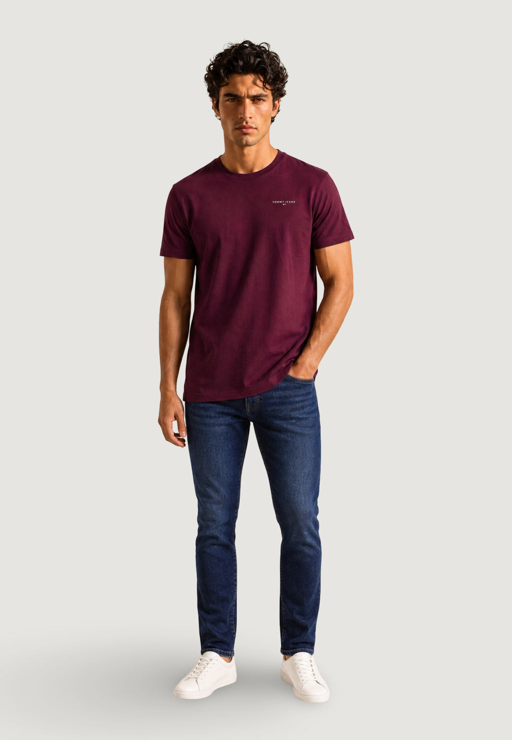 T-shirt Tommy Hilfiger Jeans TJM SLIM LINEAR CHES