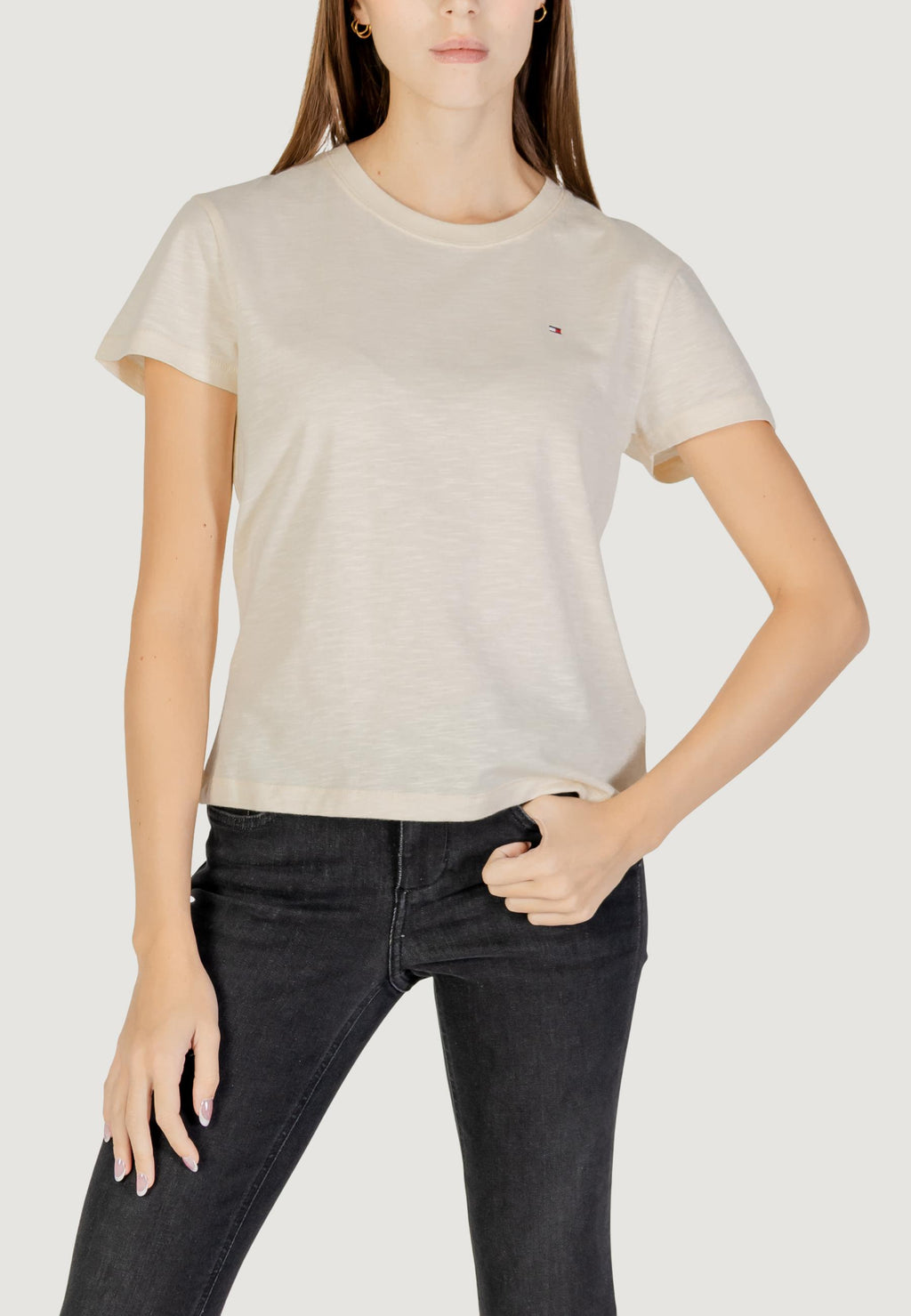 T-shirts Tommy Hilfiger Jeans SLIM SLUB C-NK SS