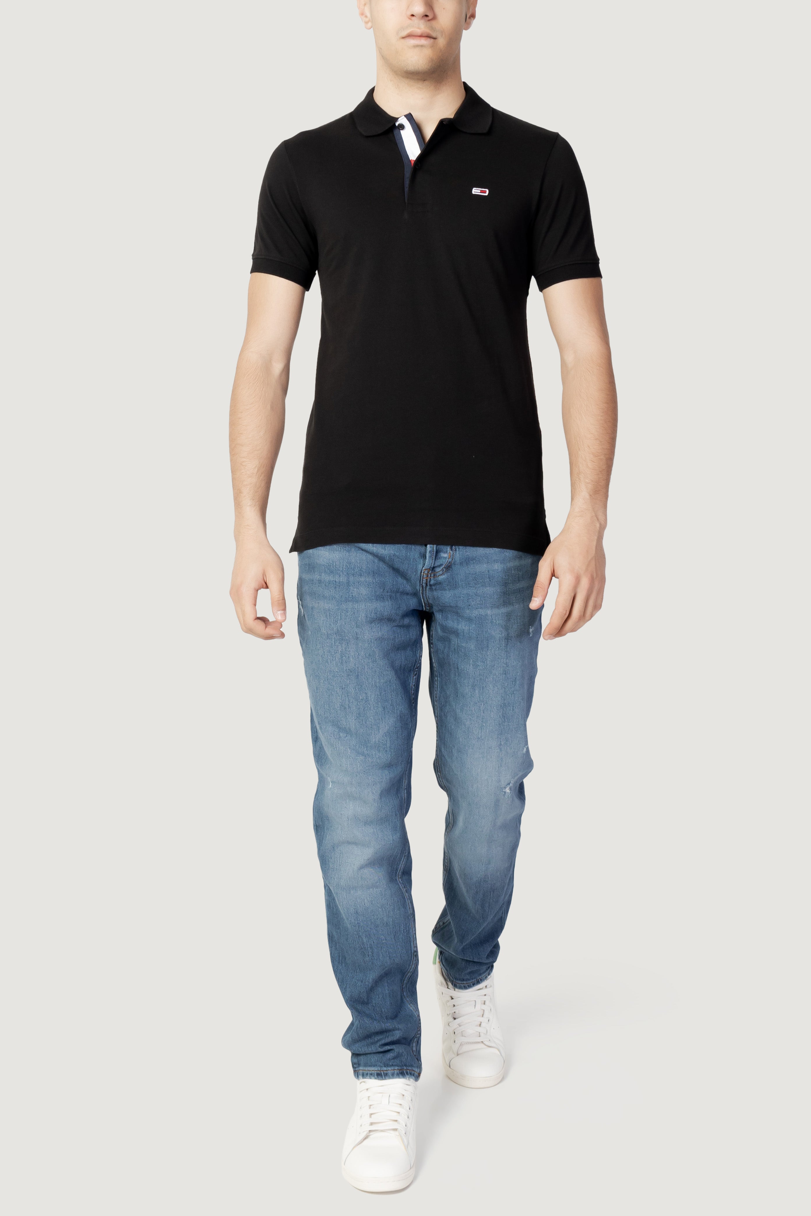 Polo manica corta Tommy Hilfiger Jeans TJM SLIM PLACKET POLO