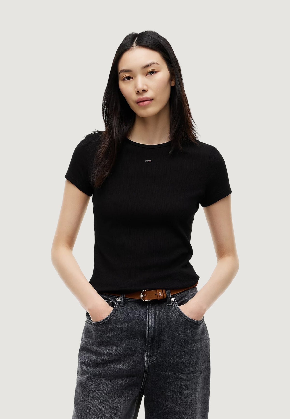 T-shirt Tommy Hilfiger Jeans TJW SLIM ESSENTIAL RIB