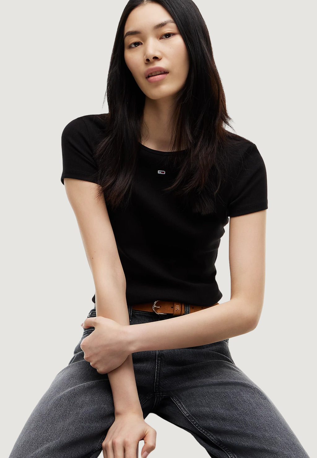 T-shirt Tommy Hilfiger Jeans TJW SLIM ESSENTIAL RIB