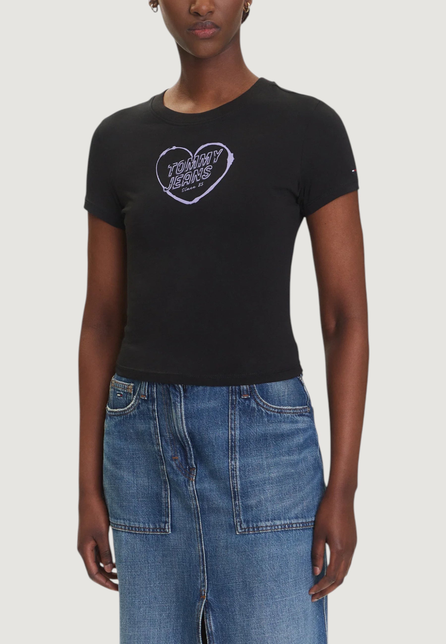 T-shirts Tommy Hilfiger Jeans TJW SLIM SH HEART TE
