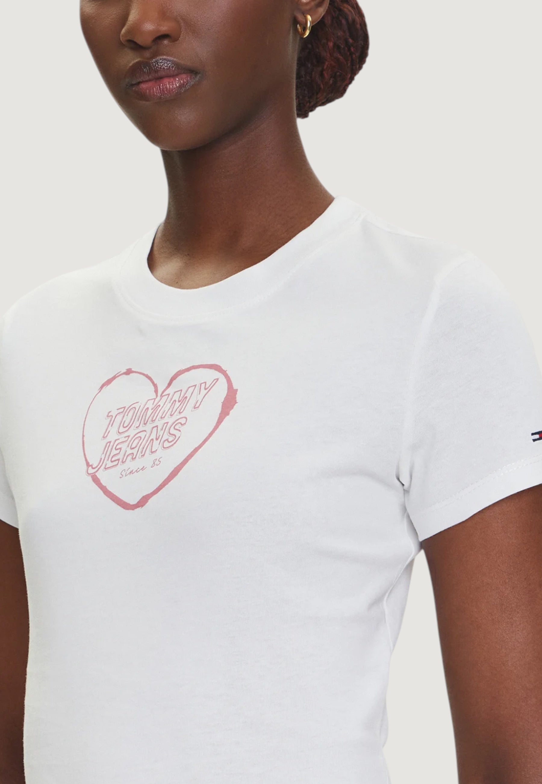T-shirts Tommy Hilfiger Jeans TJW SLIM SH HEART TE