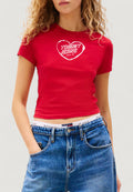 T-shirts Tommy Hilfiger Jeans TJW SLIM SH HEART TE