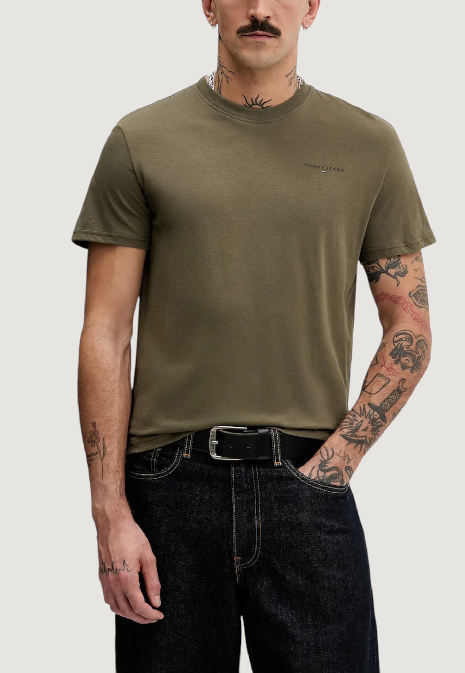 T-shirt Tommy Hilfiger Jeans TJM SLIM LINEAR CHES