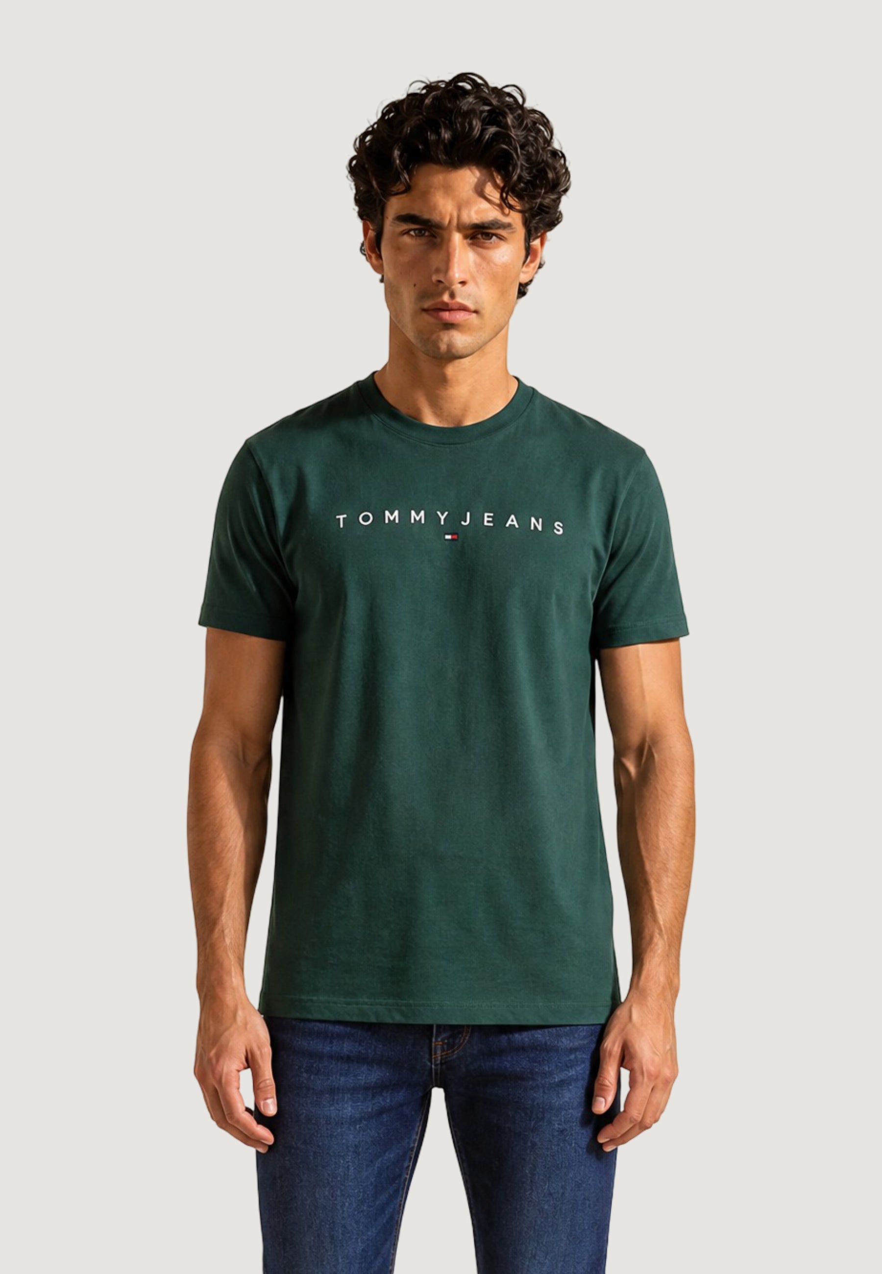 T-shirt Tommy Hilfiger Jeans TJM REG LINEAR LOGO