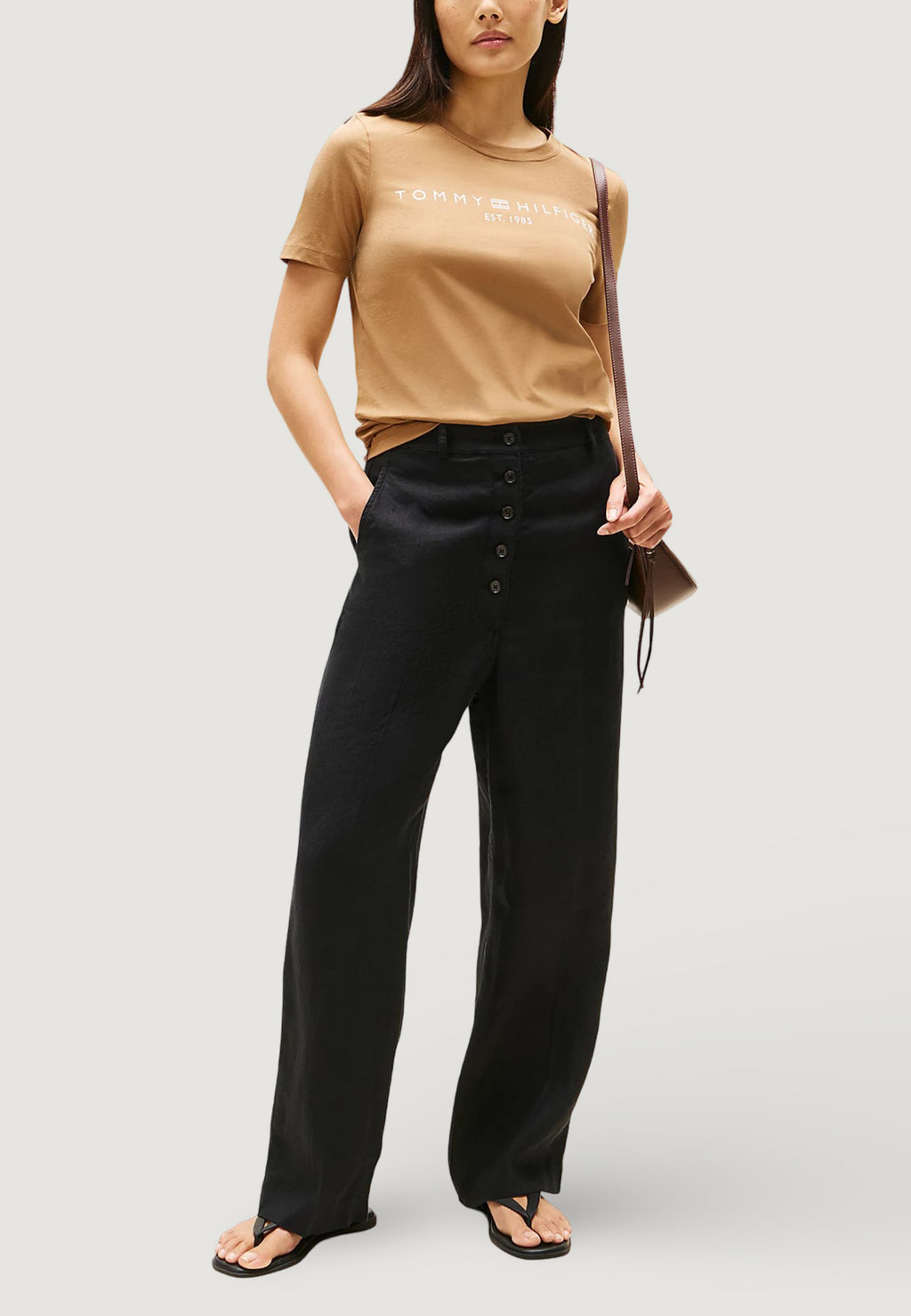 T-shirt Tommy Hilfiger REG CORP LOGO C-NK S