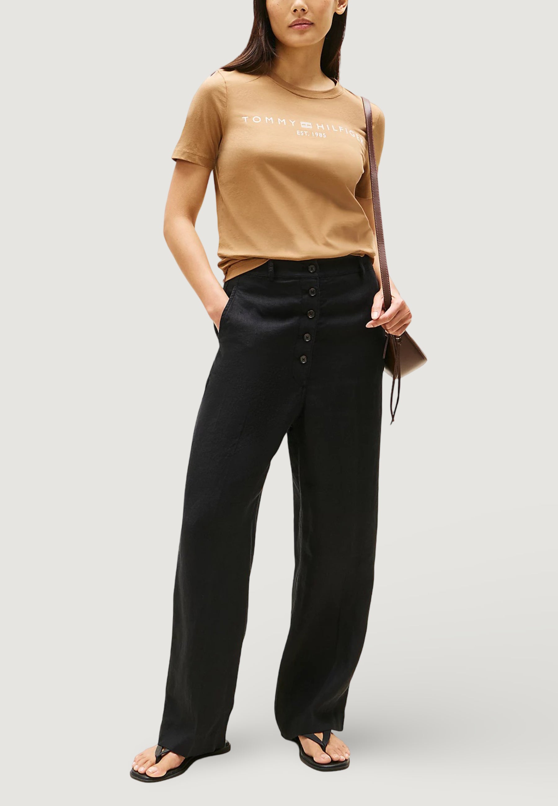 T-shirt Tommy Hilfiger REG CORP LOGO C-NK S