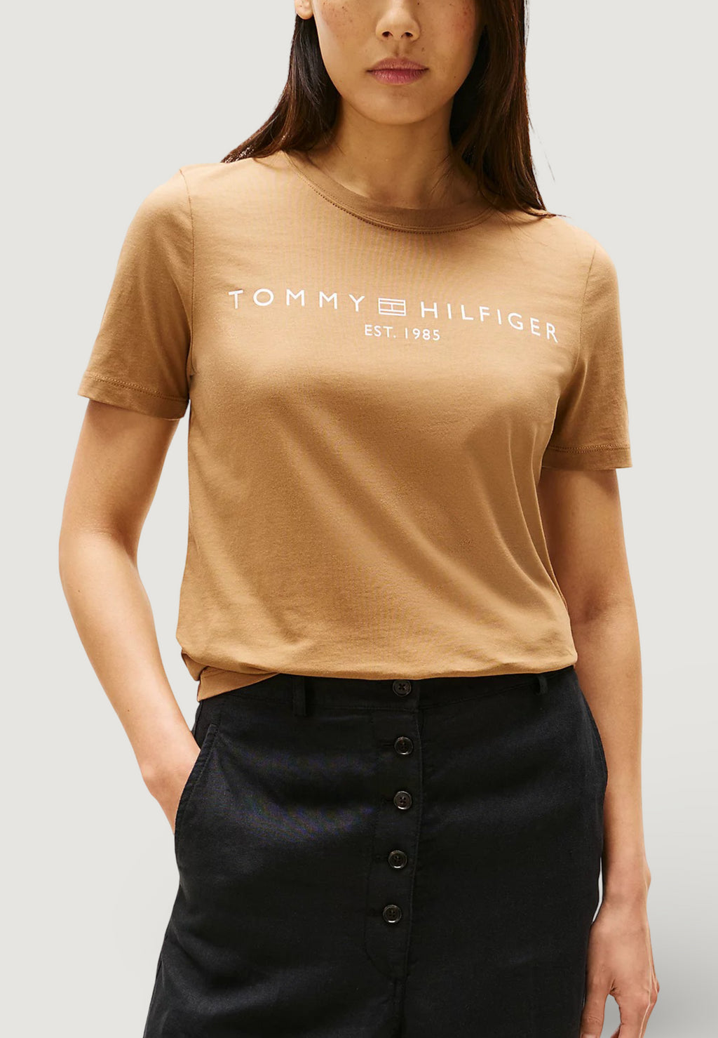 T-shirt Tommy Hilfiger REG CORP LOGO C-NK S