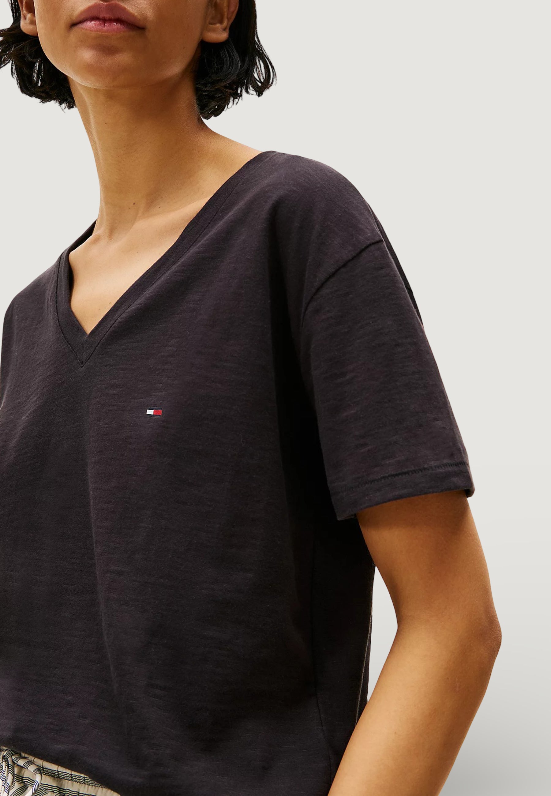 T-shirt Tommy Hilfiger SLUB MDRN V-NK SS T-