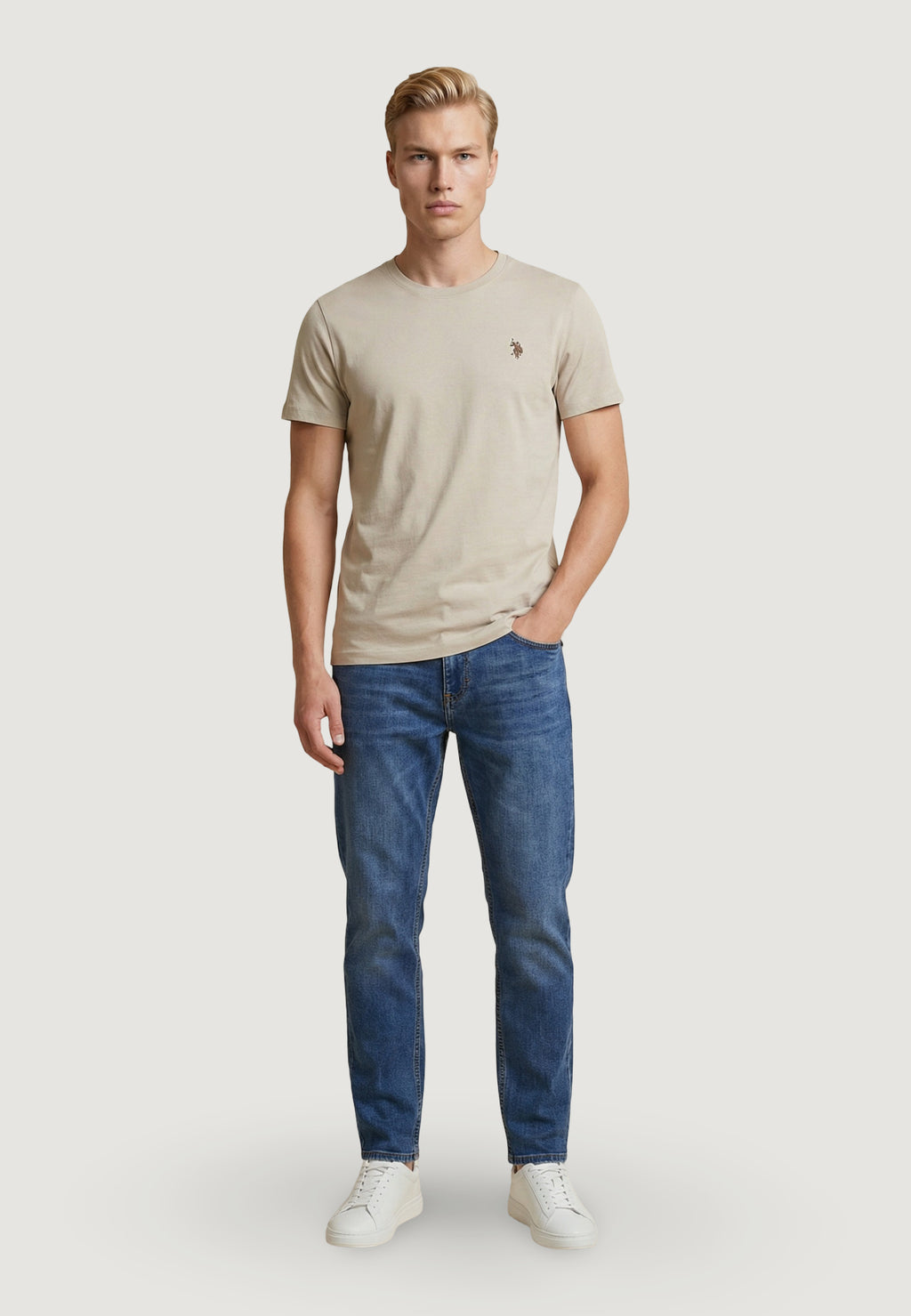 T-shirt U.S. Polo Assn. MICK-BASIC