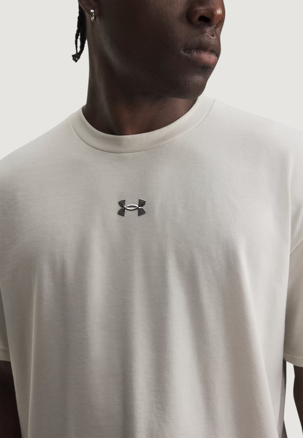 T-shirt Under Armour UA M HWT METAL LOGO SS