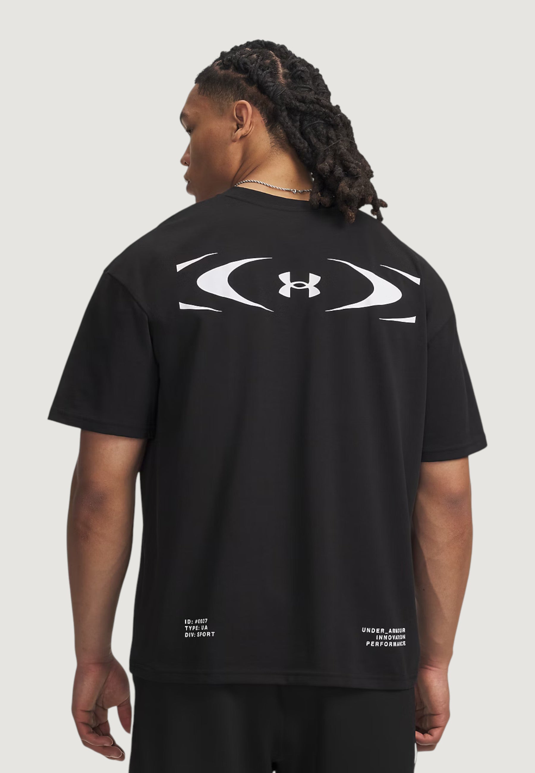T-shirt Under Armour UA M HWT ECHO LOGO OS SS