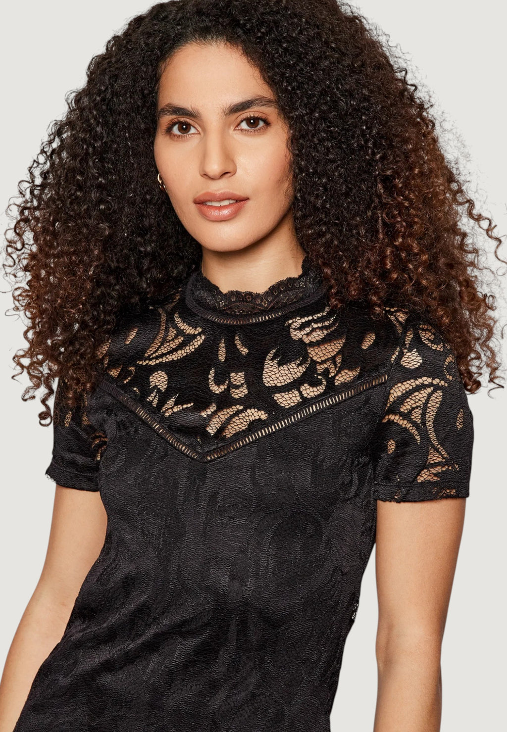 T-shirt Vila Clothes VISTASIA S/S LACE