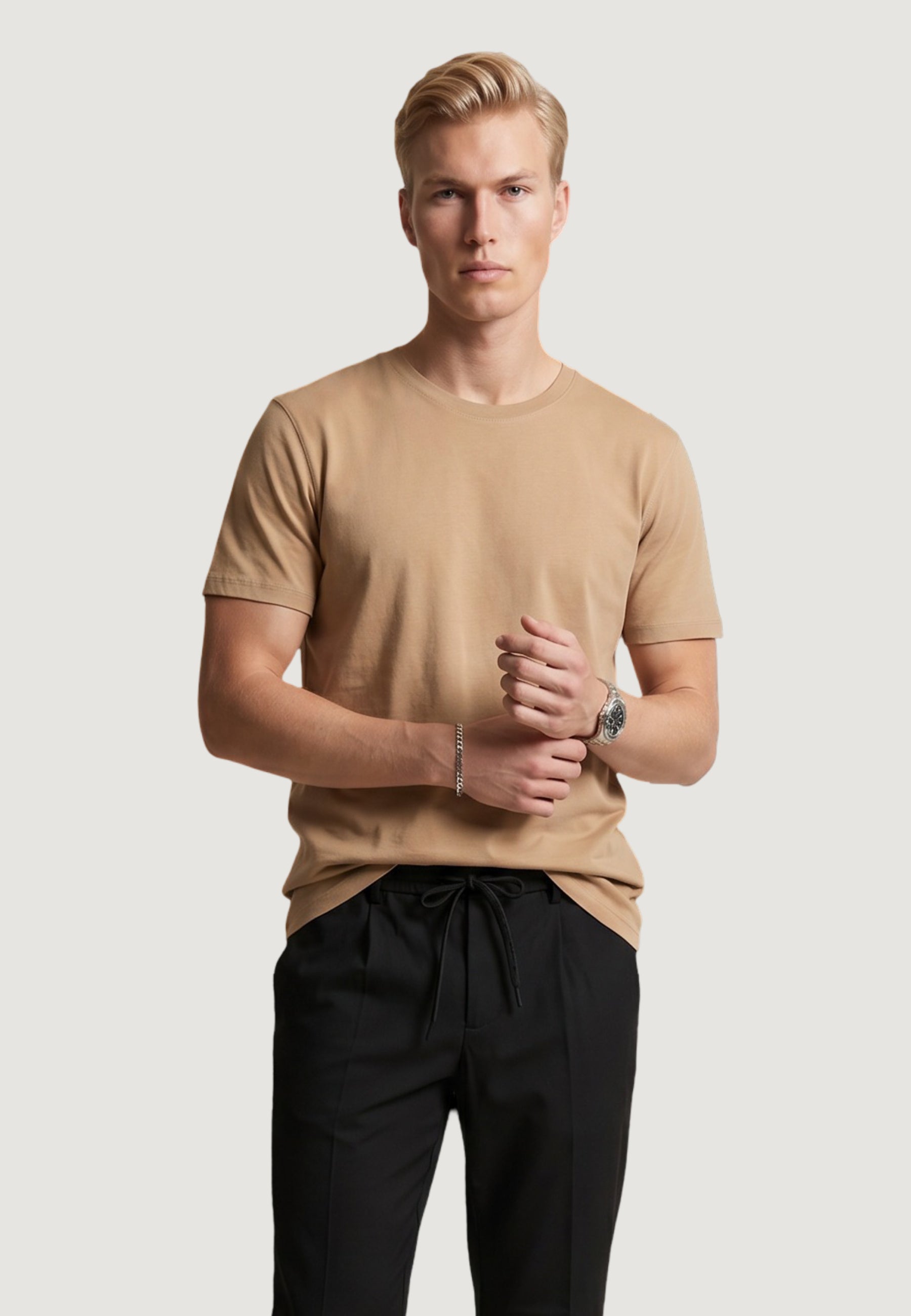 T-shirt YOS T-SHIRT UOMO JERSEY SUPIMA