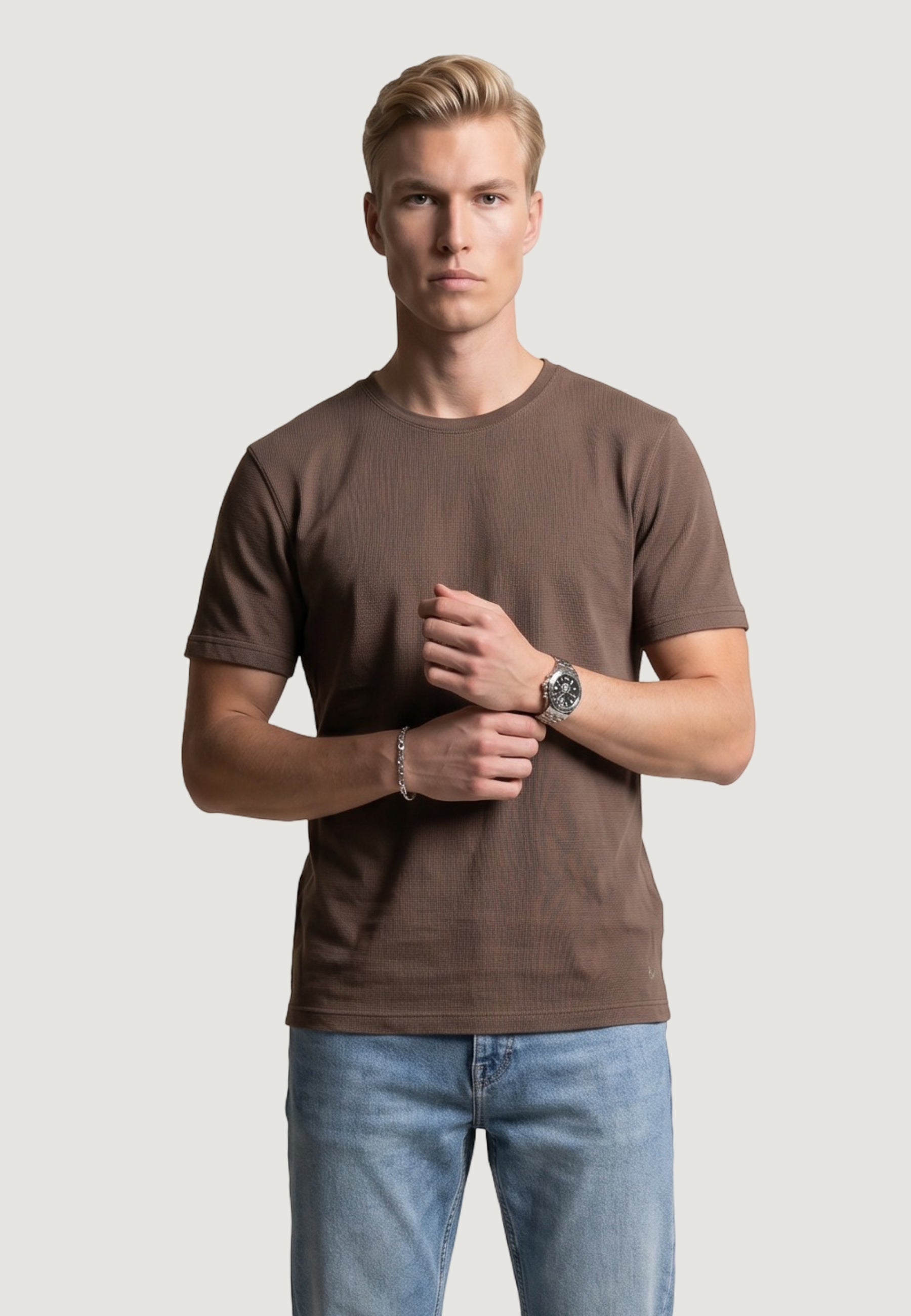 T-shirt YOS T-SHIRT PIQUE