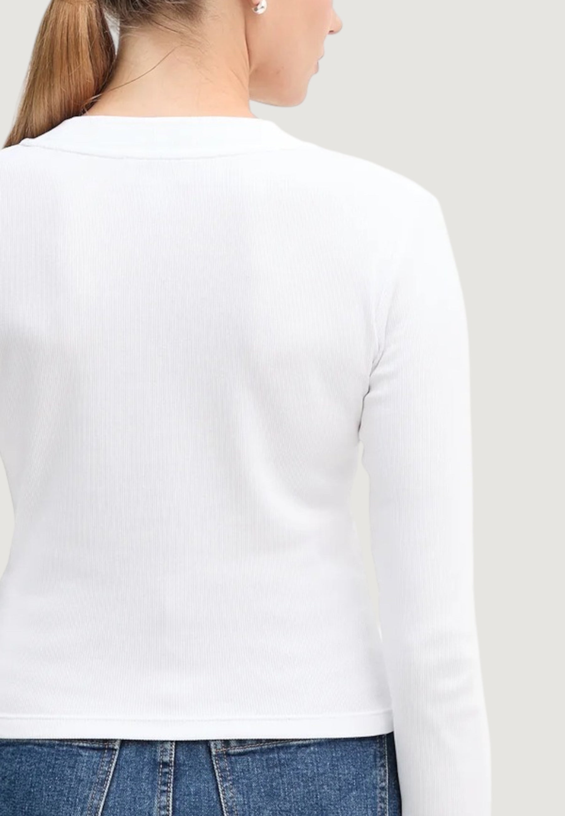 T-shirt Calvin Klein Jeans A- LS MONOGRAM BABY