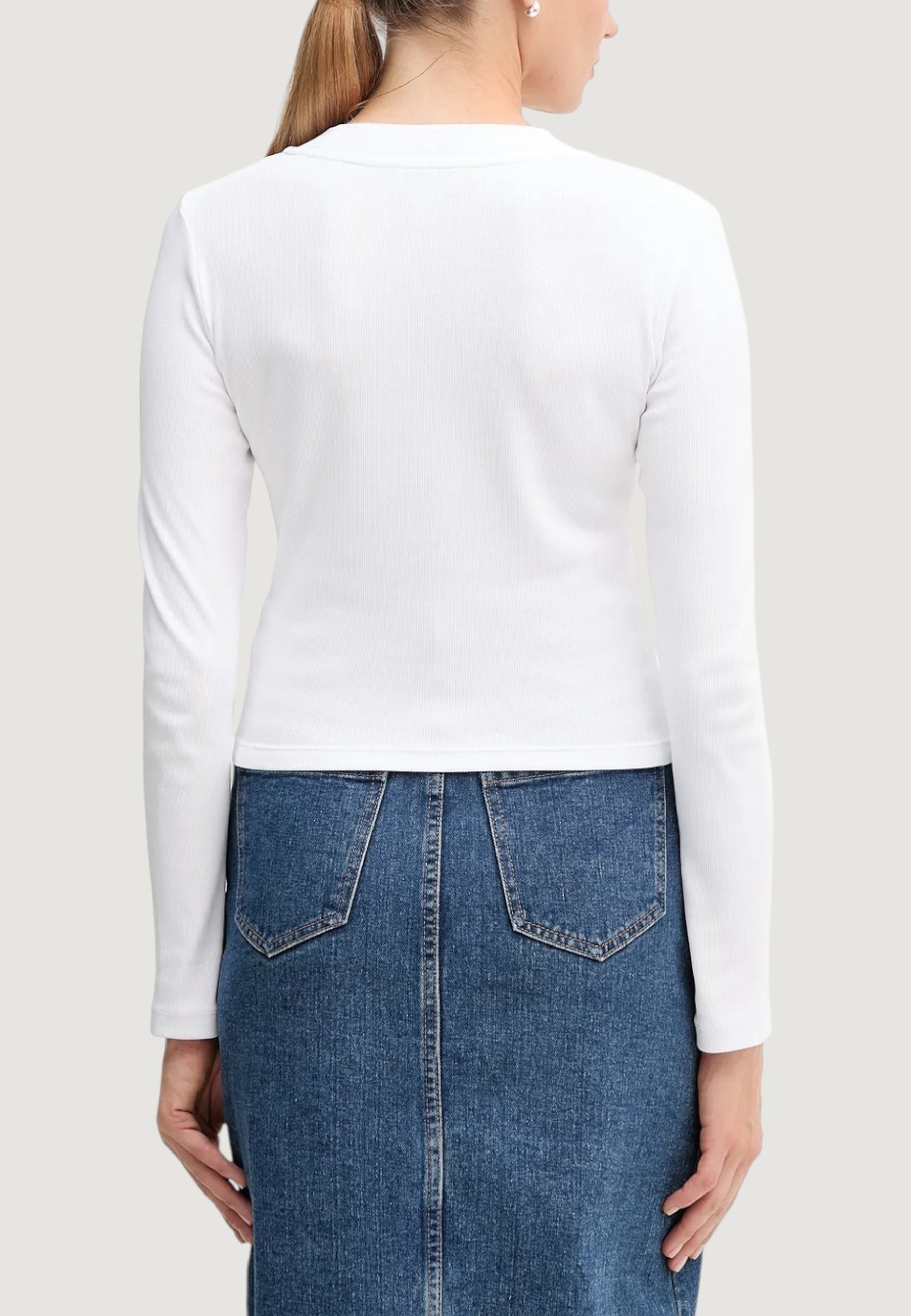 T-shirt Calvin Klein Jeans A- LS MONOGRAM BABY