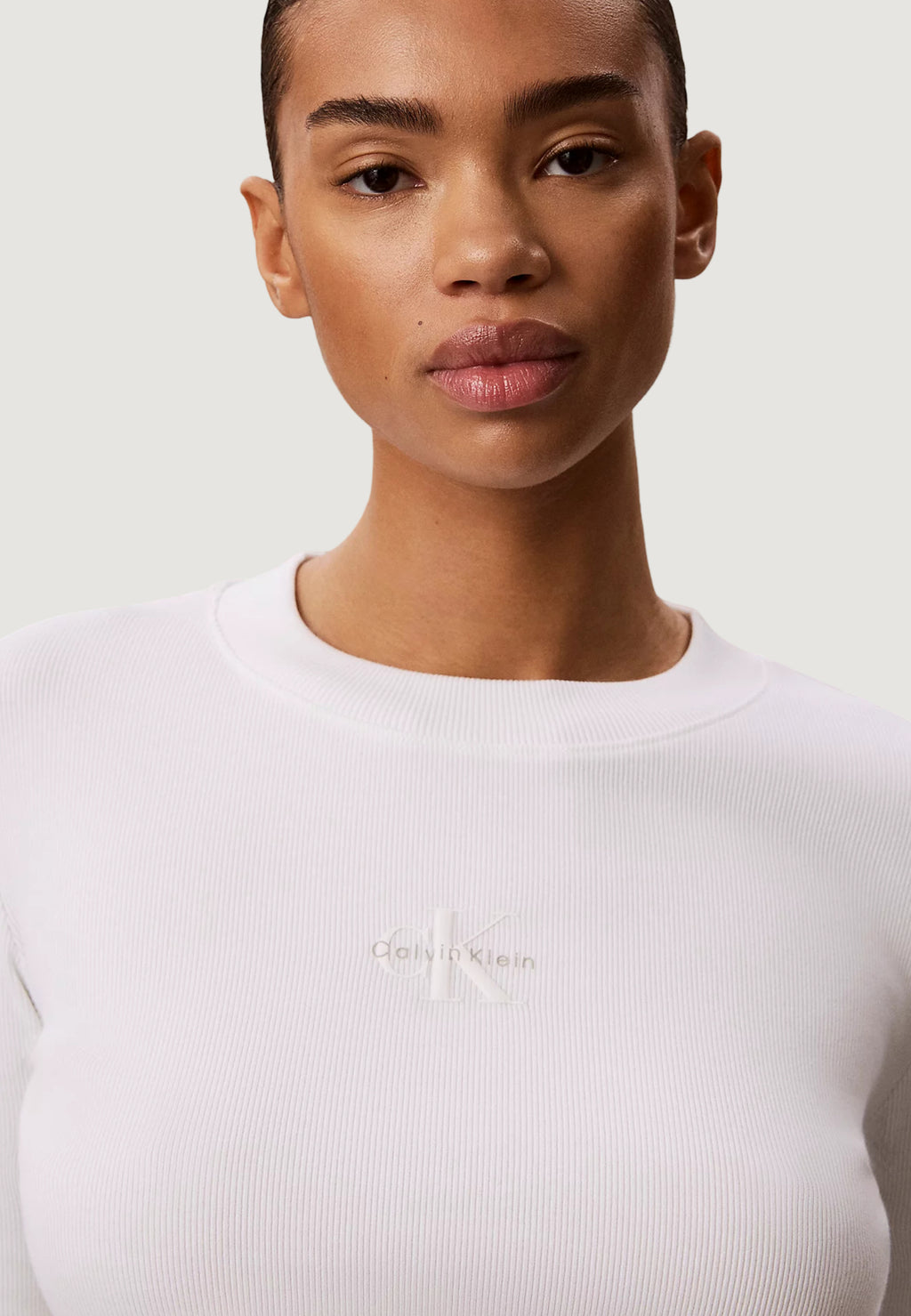 T-shirt manica lunga Calvin Klein Jeans A- LS MONOGRAM BABY