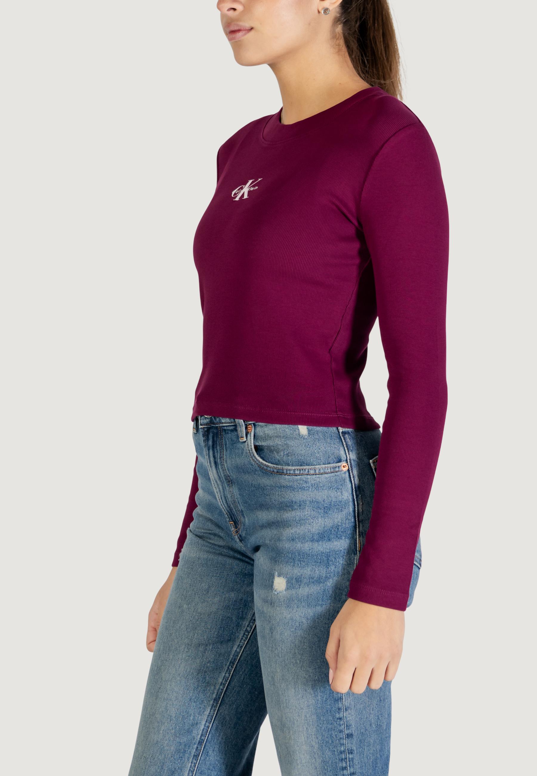 T-shirt manica lunga Calvin Klein Jeans A- LS MONOGRAM BABY