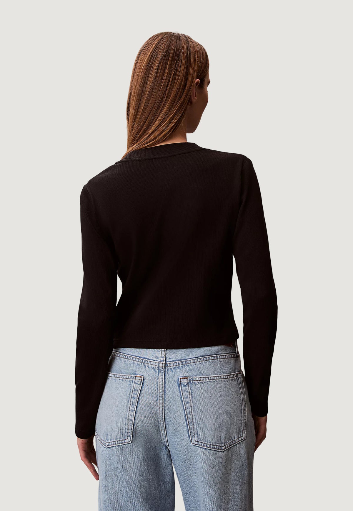 T-shirt Calvin Klein Jeans A- LS MONOGRAM BABY
