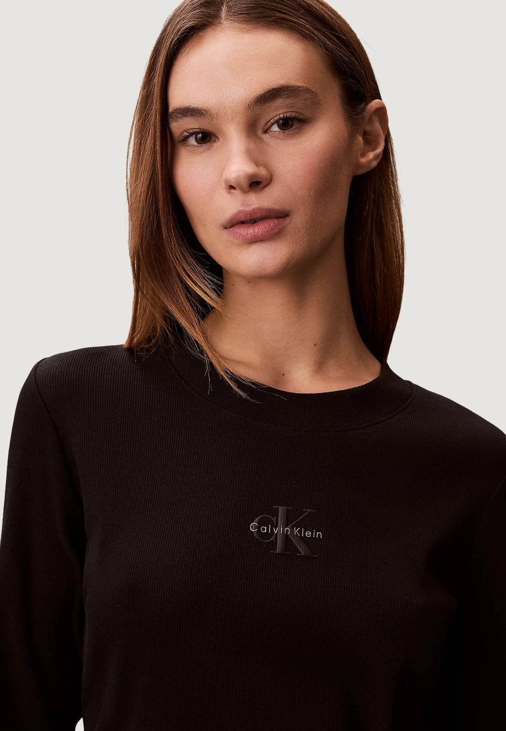 T-shirt Calvin Klein Jeans A- LS MONOGRAM BABY