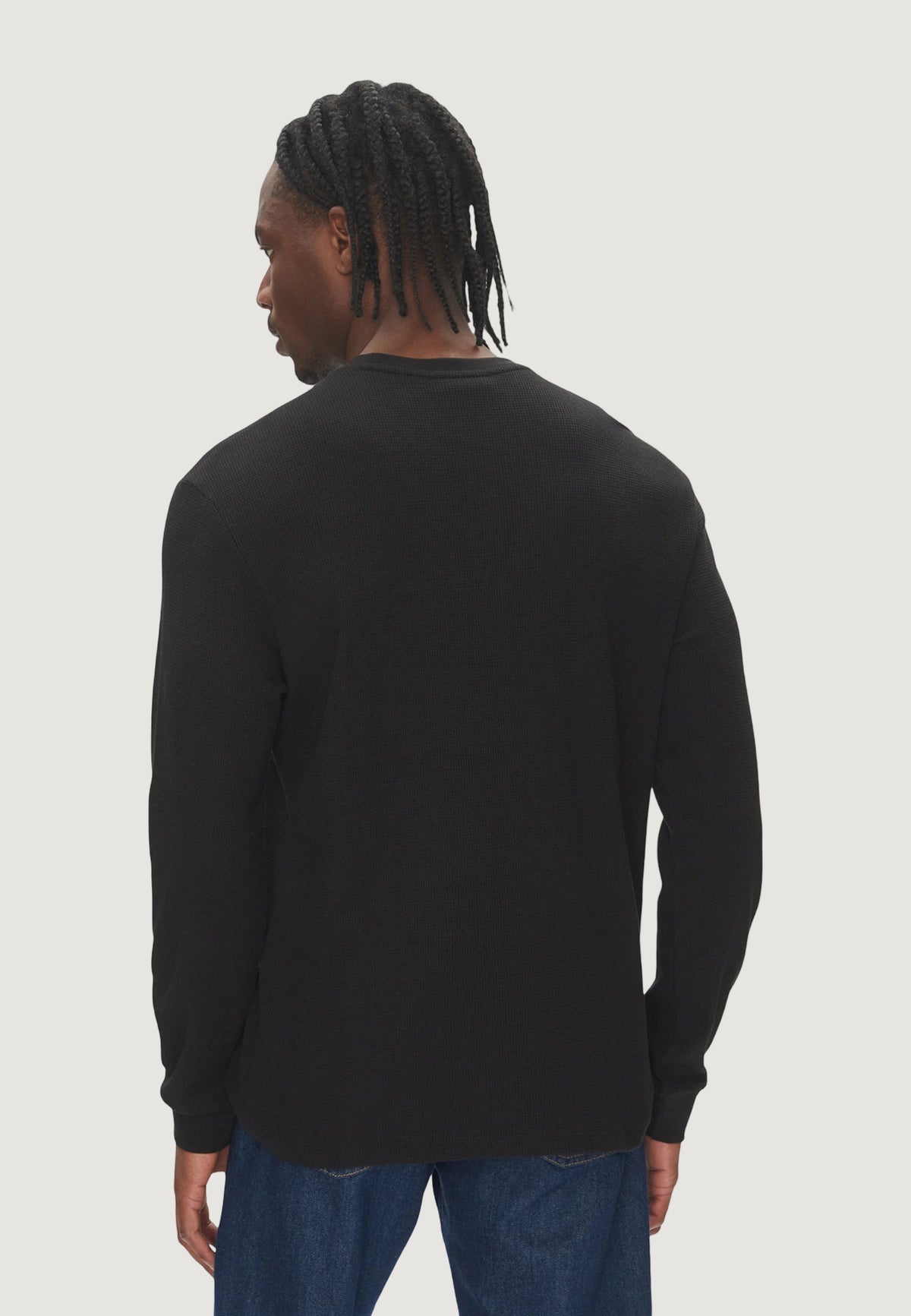 T-shirt manica lunga Calvin Klein Jeans LS WAFFLE BADGE CREW