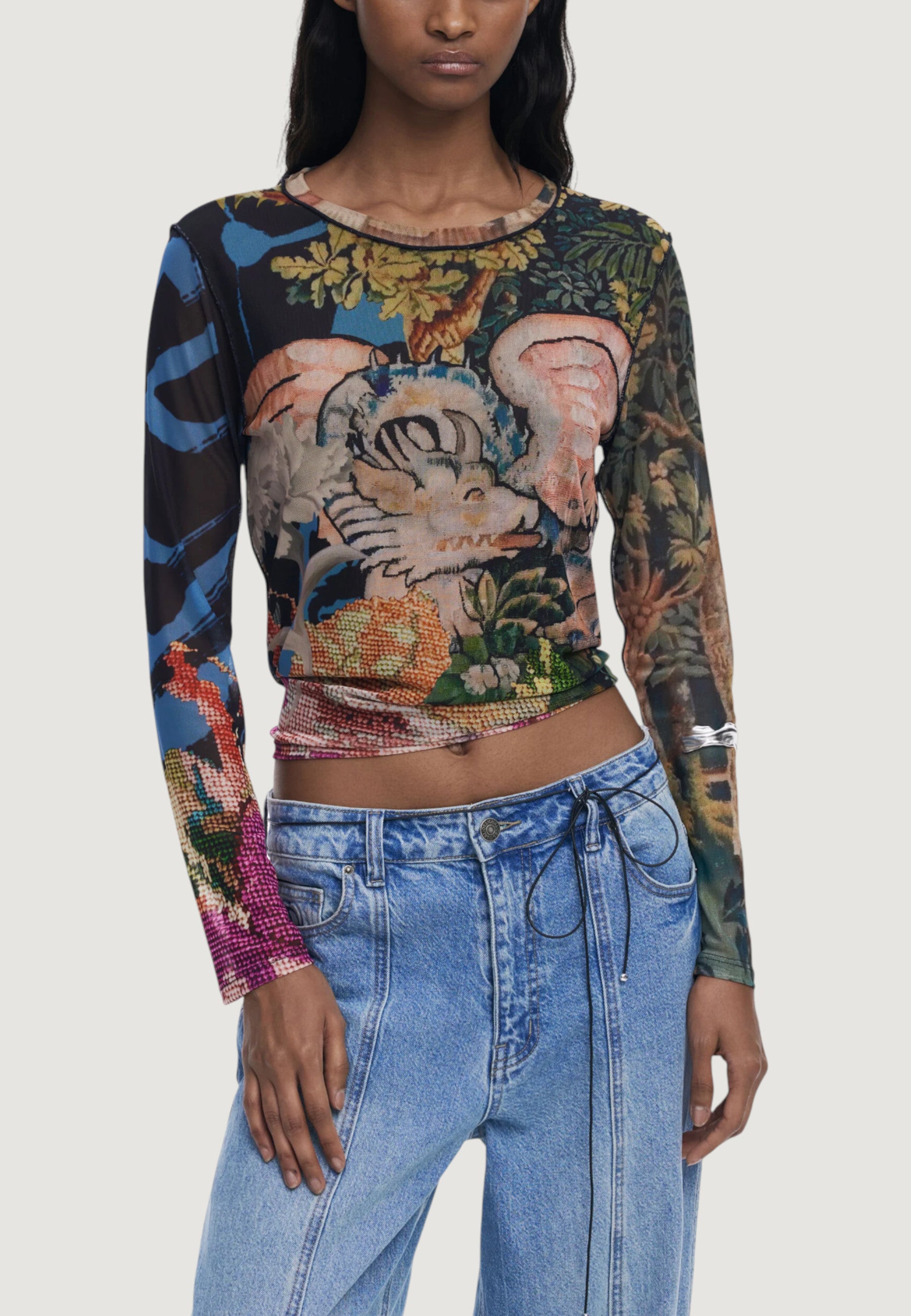 T-shirt manica lunga Desigual TS_DRAGON_LACROIX