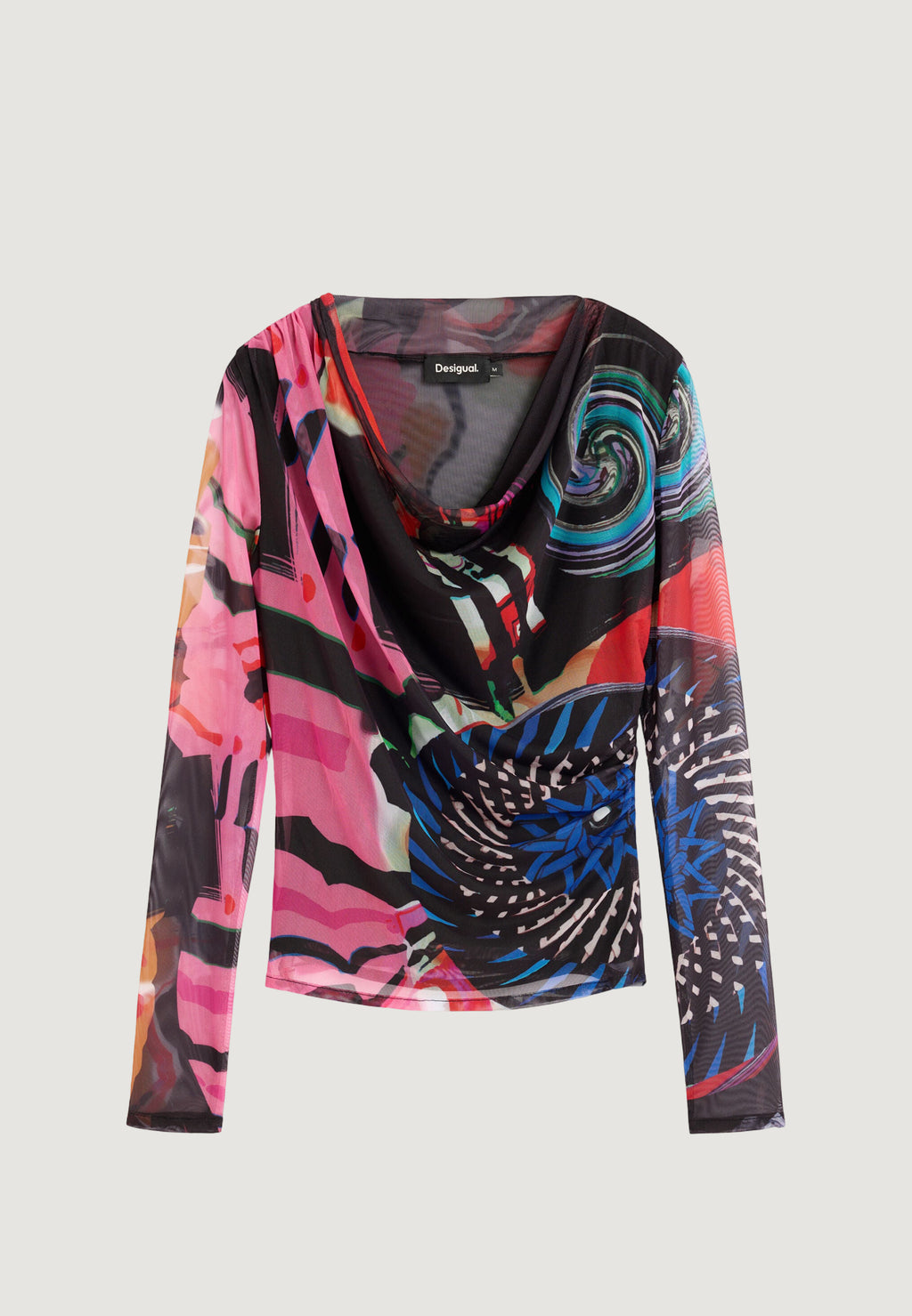 T-shirt manica lunga Desigual TS_GALAXIA_LACROIX