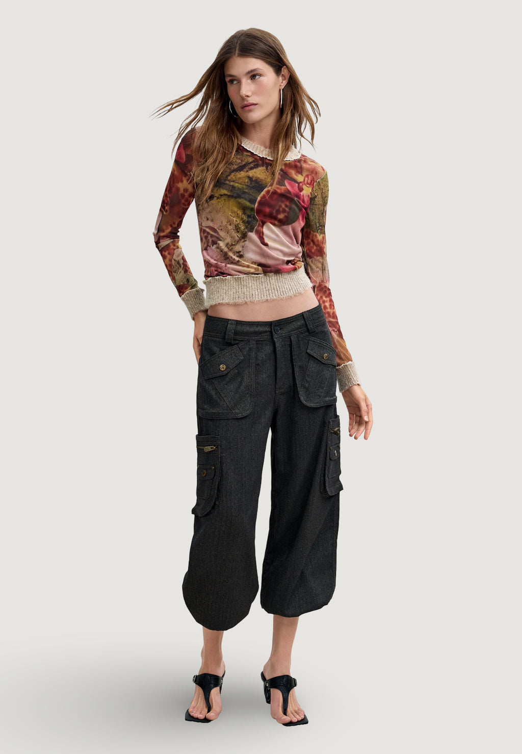 T-shirt Desigual TS_ORCHIDS_LACROIX